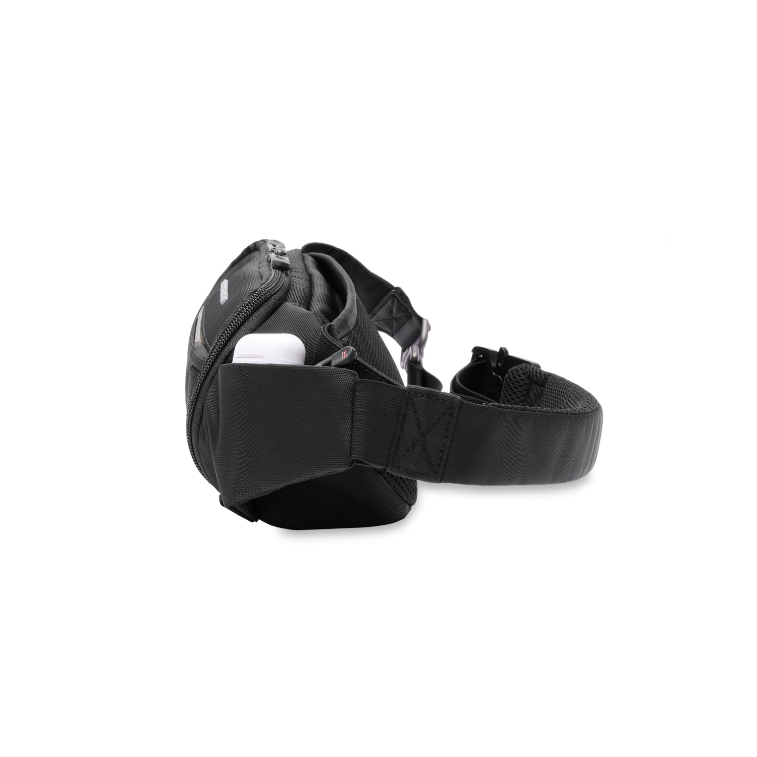 Briggs and Riley HTA Sling Bag Black Side View