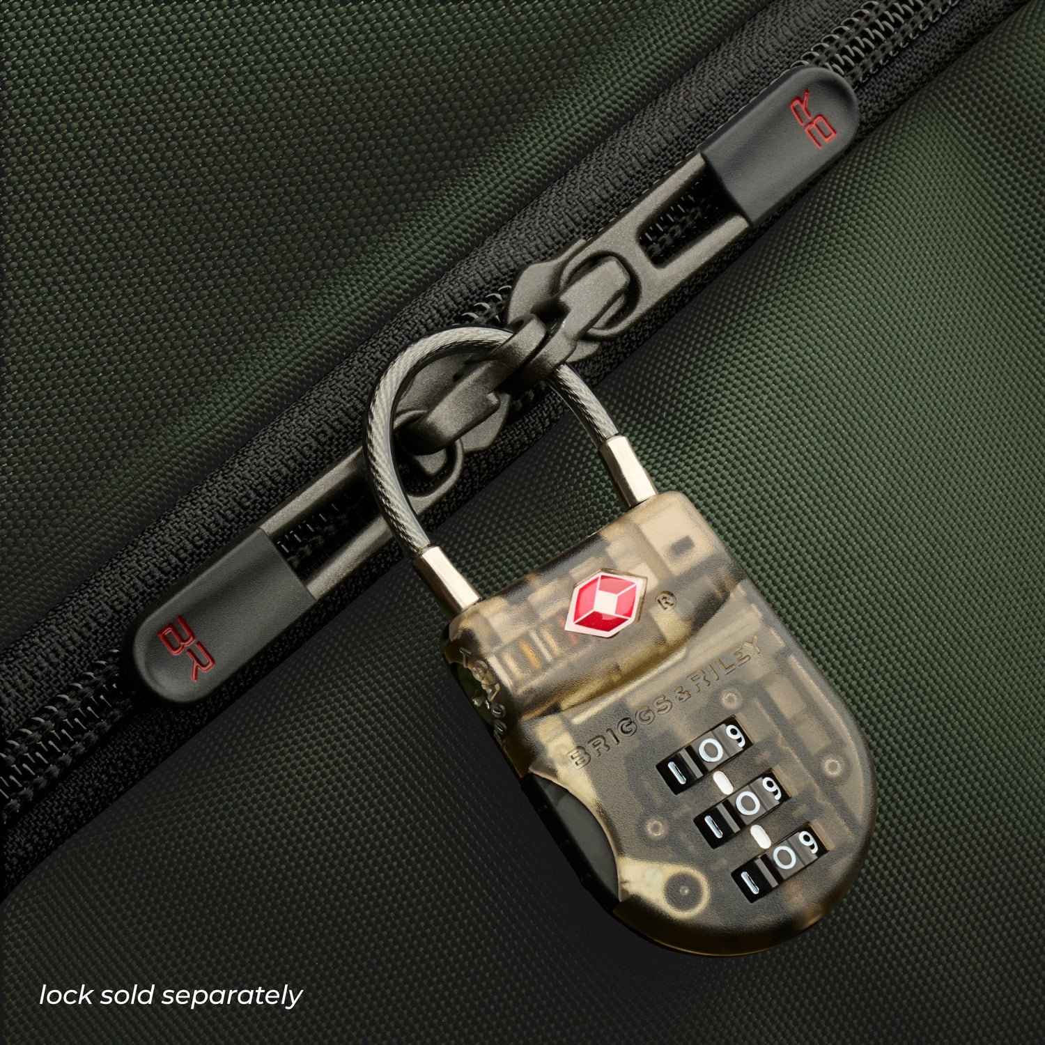 Lockable Zippers, Lock sold separately