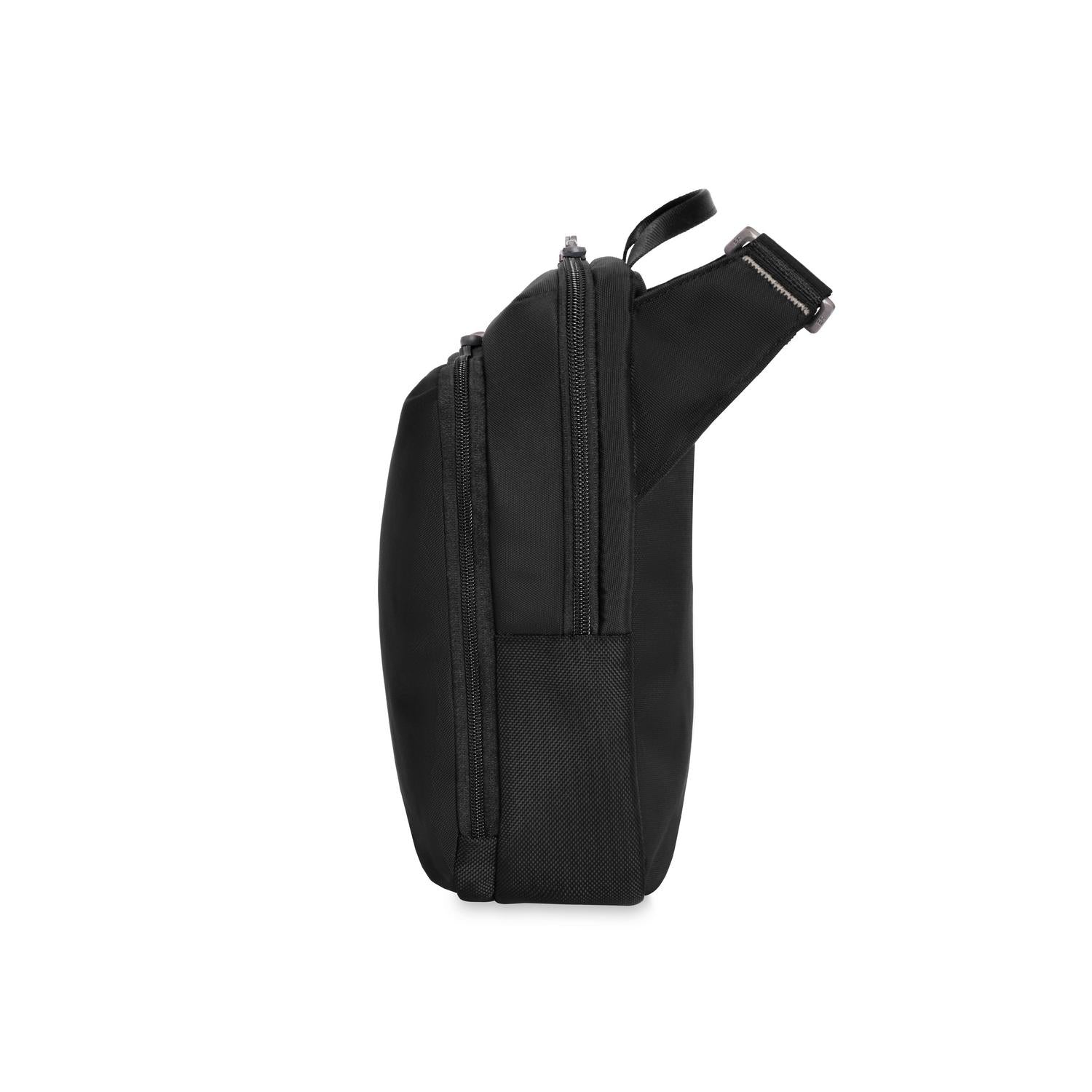 Briggs and Riley HTA Crossbody Bag Black Side View