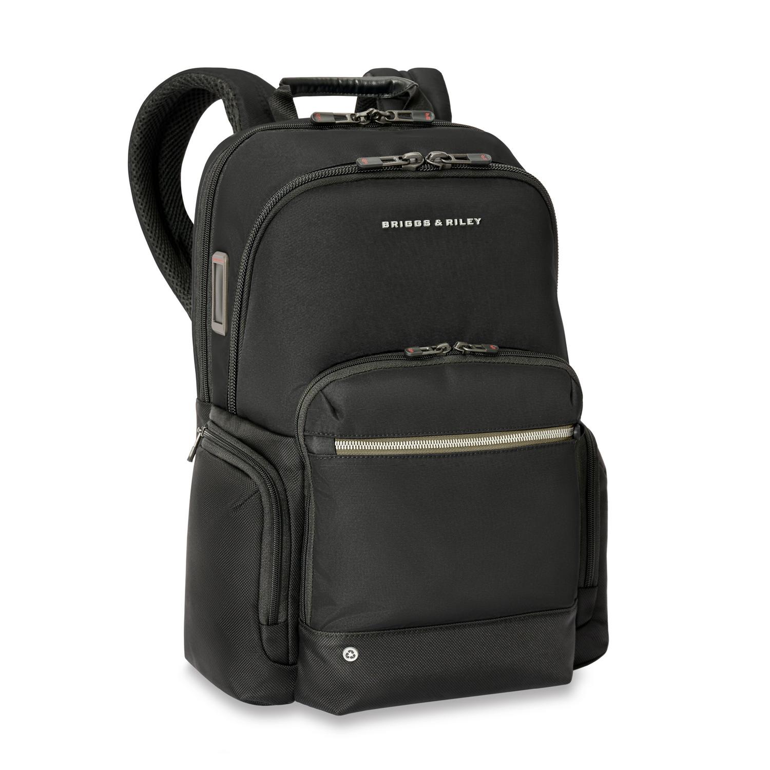 Briggs &amp; Riley Medium Cargo Backpack Black Side View
