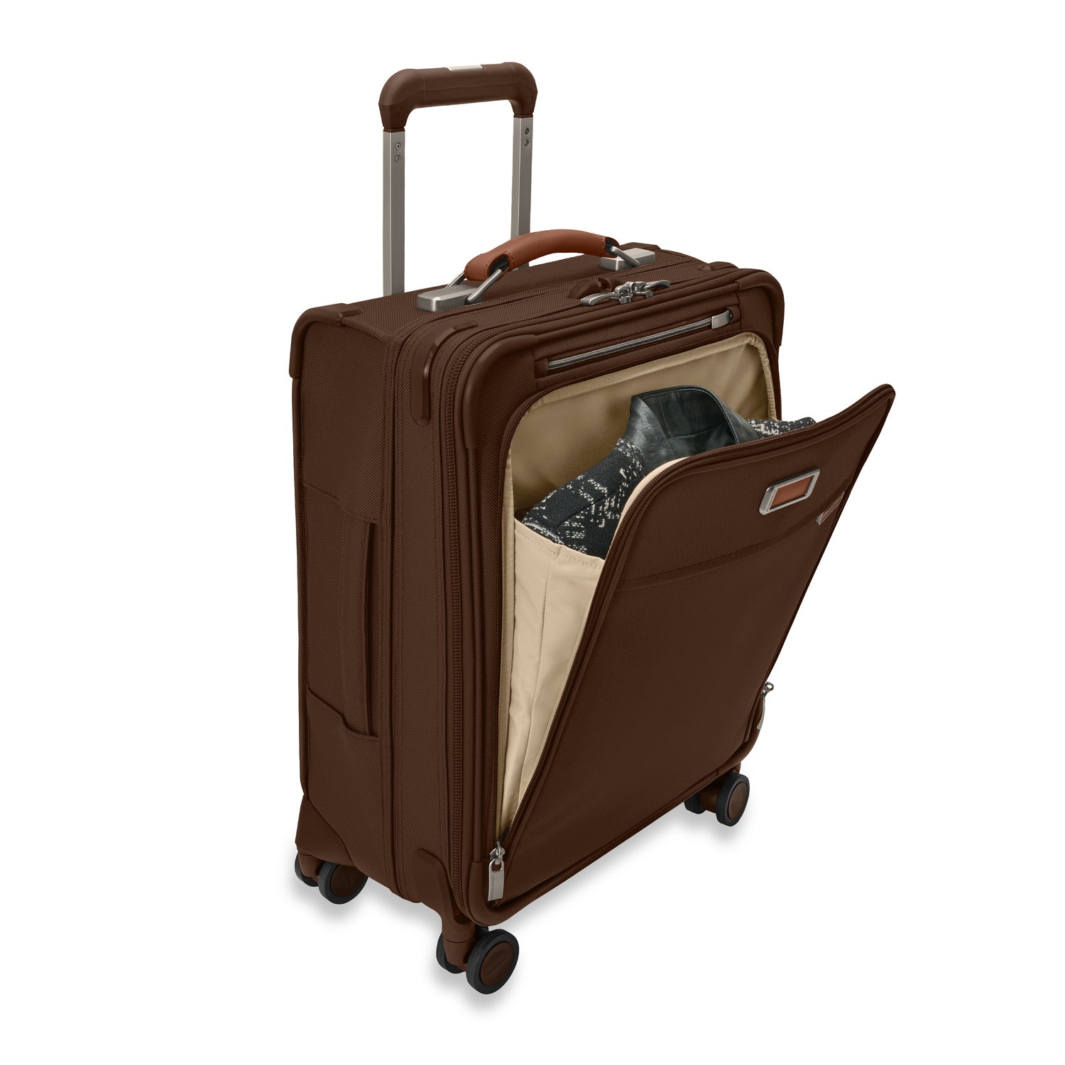 Briggs and Riley Global Carry-On Spinner Chocolate