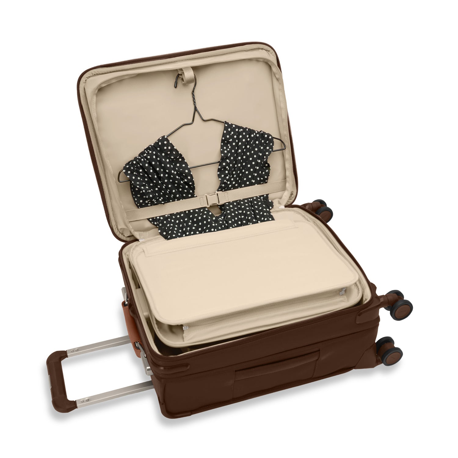 Briggs and Riley Global Carry-On Spinner Chocolate