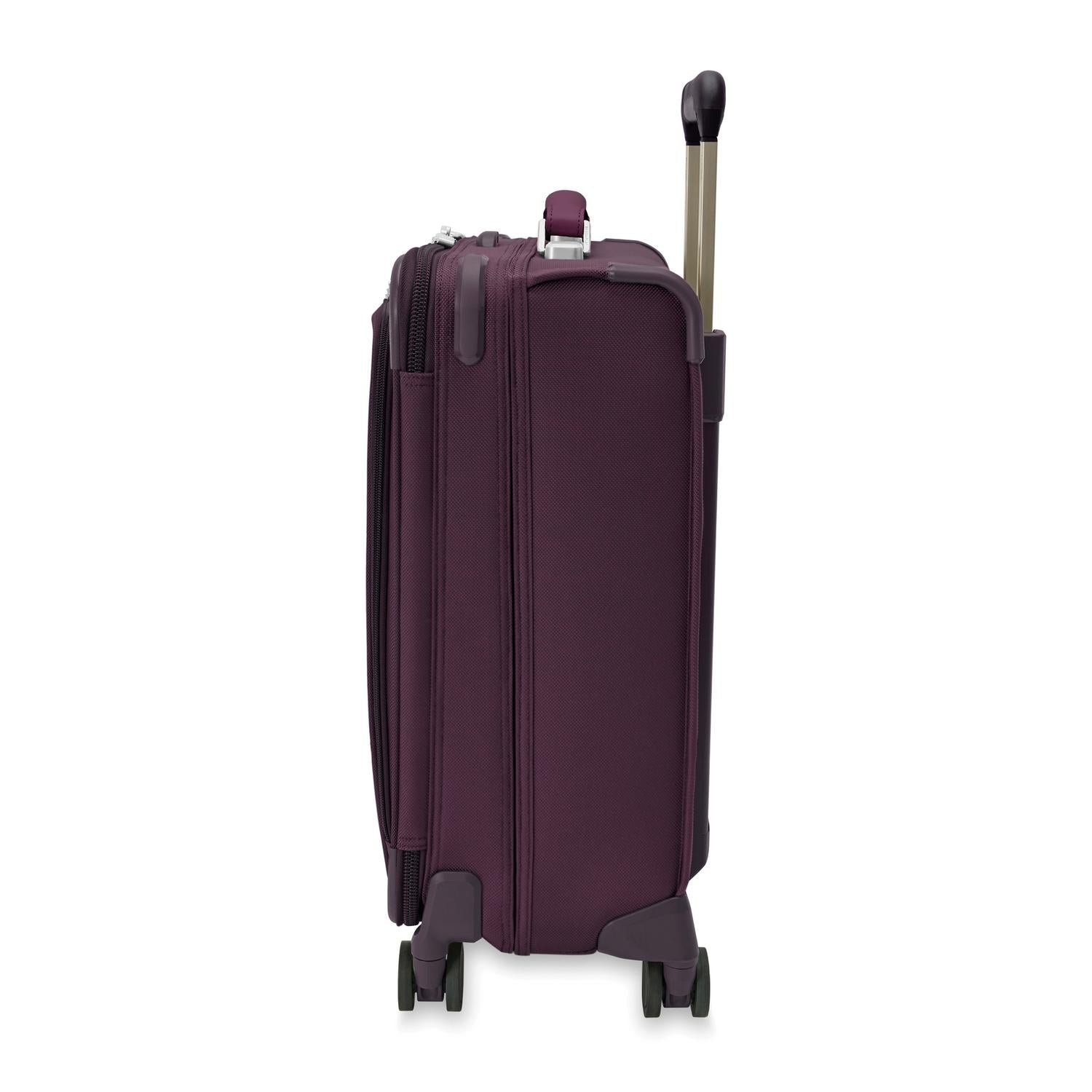 Baseline Carry-On Expandable Spinner Plum Side View