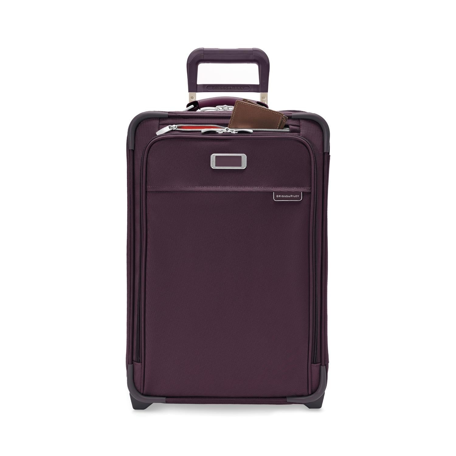 Baseline Essential 22" 2-Wheel Expandable Carry-On Plum Front Pocket