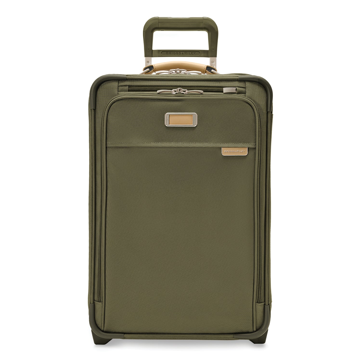 Briggs and Riley Essential 2-wheel Carry-On Olive Front View