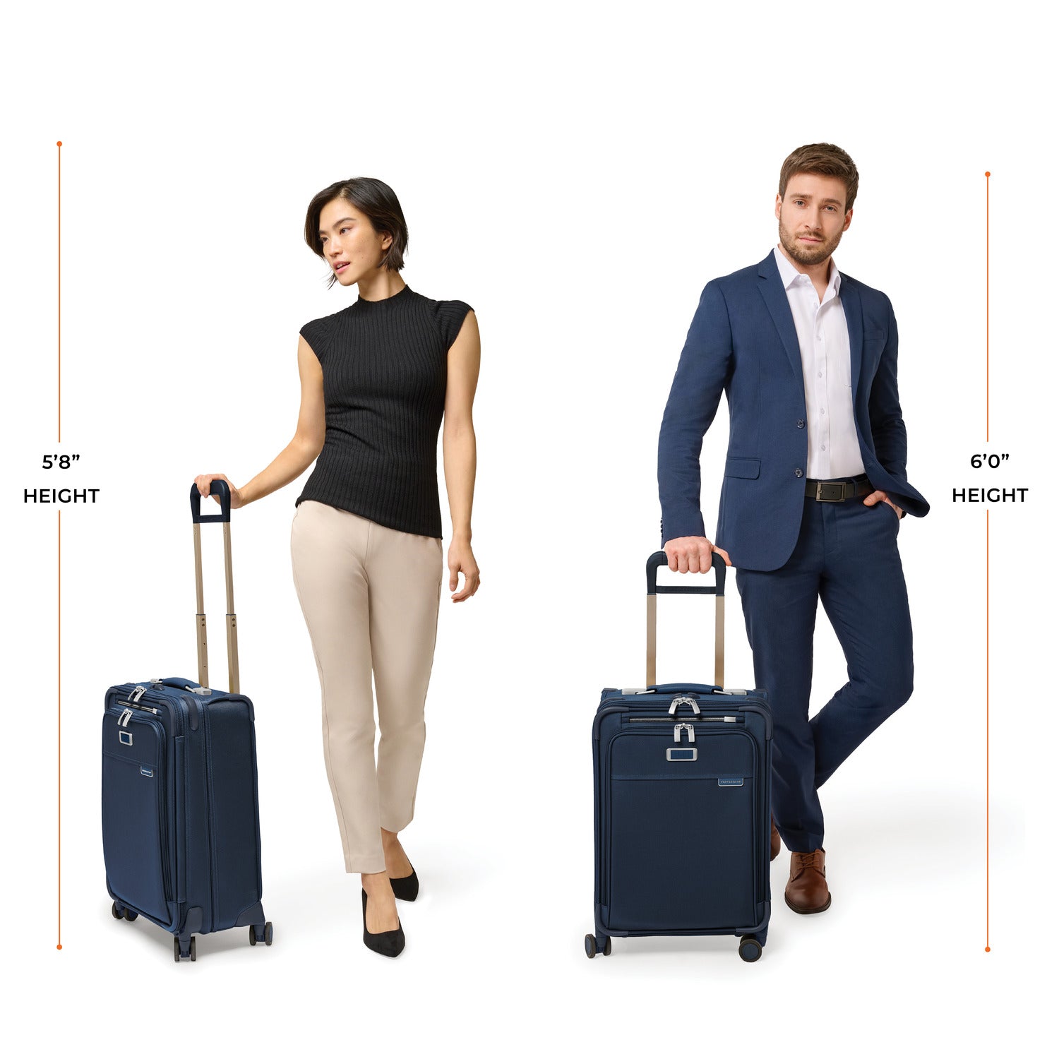 Briggs and Riley Essential Carry-On Spinner, Model Heights 6&
