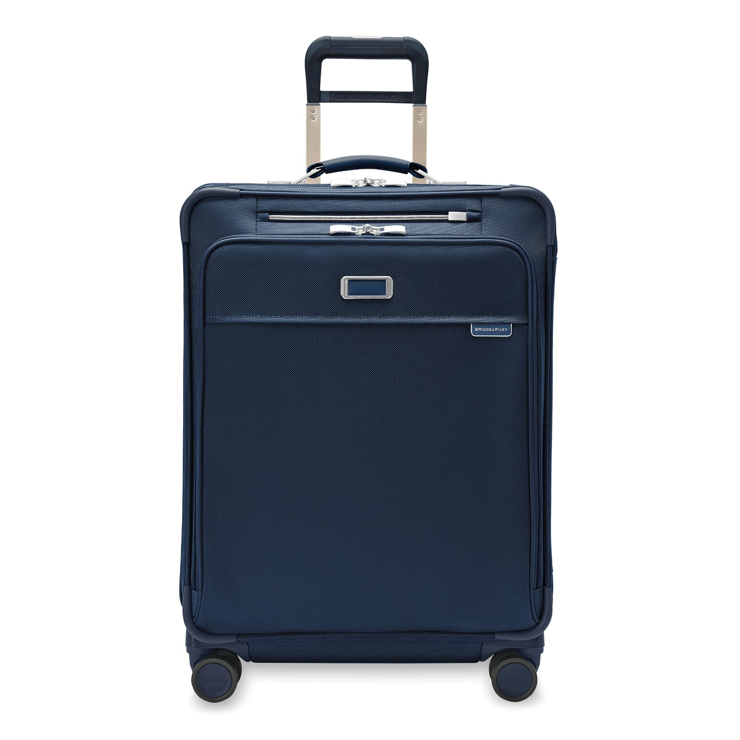 Briggs and Riley Medium Expandable Spinner Navy Front View