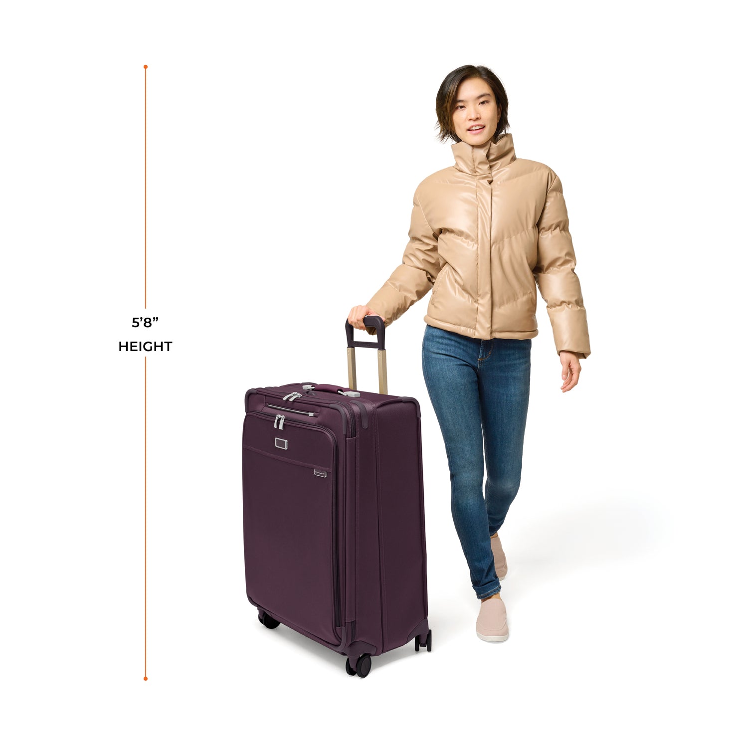 Briggs and Riley Large Expandable Spinner Model Height 5&