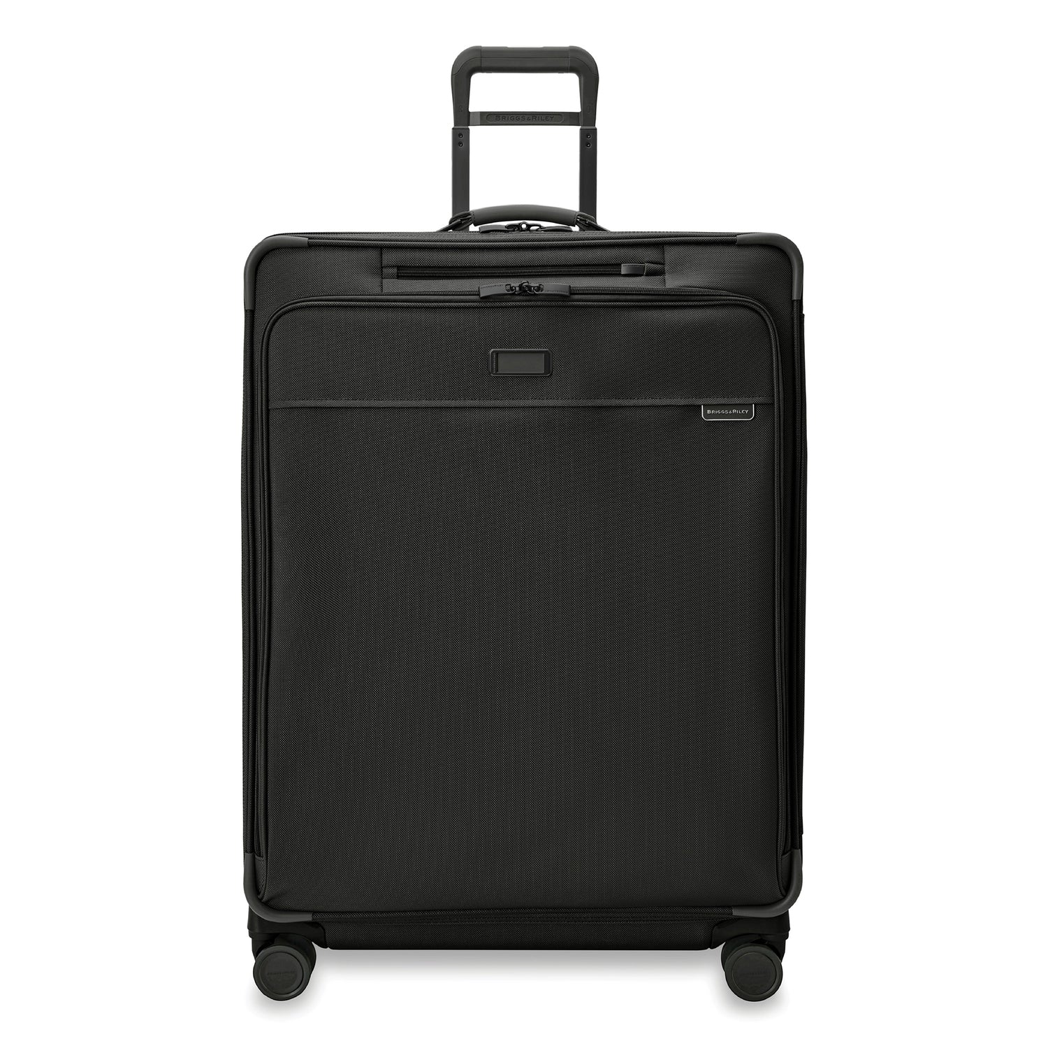 Briggs and Riley Extra Large Expandable Spinner Black Front View