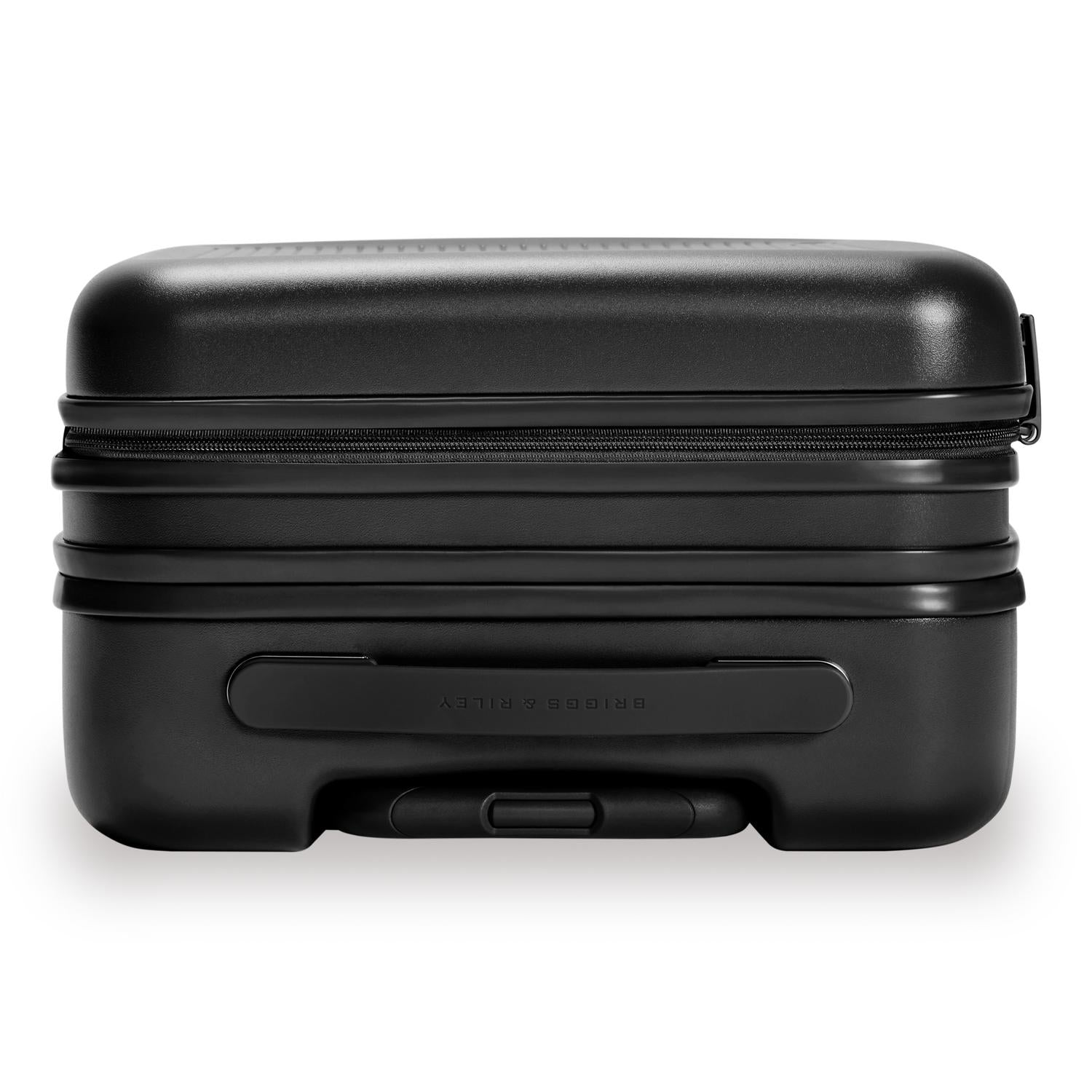 Global Carry-On Expandable Spinner in Black, Top View