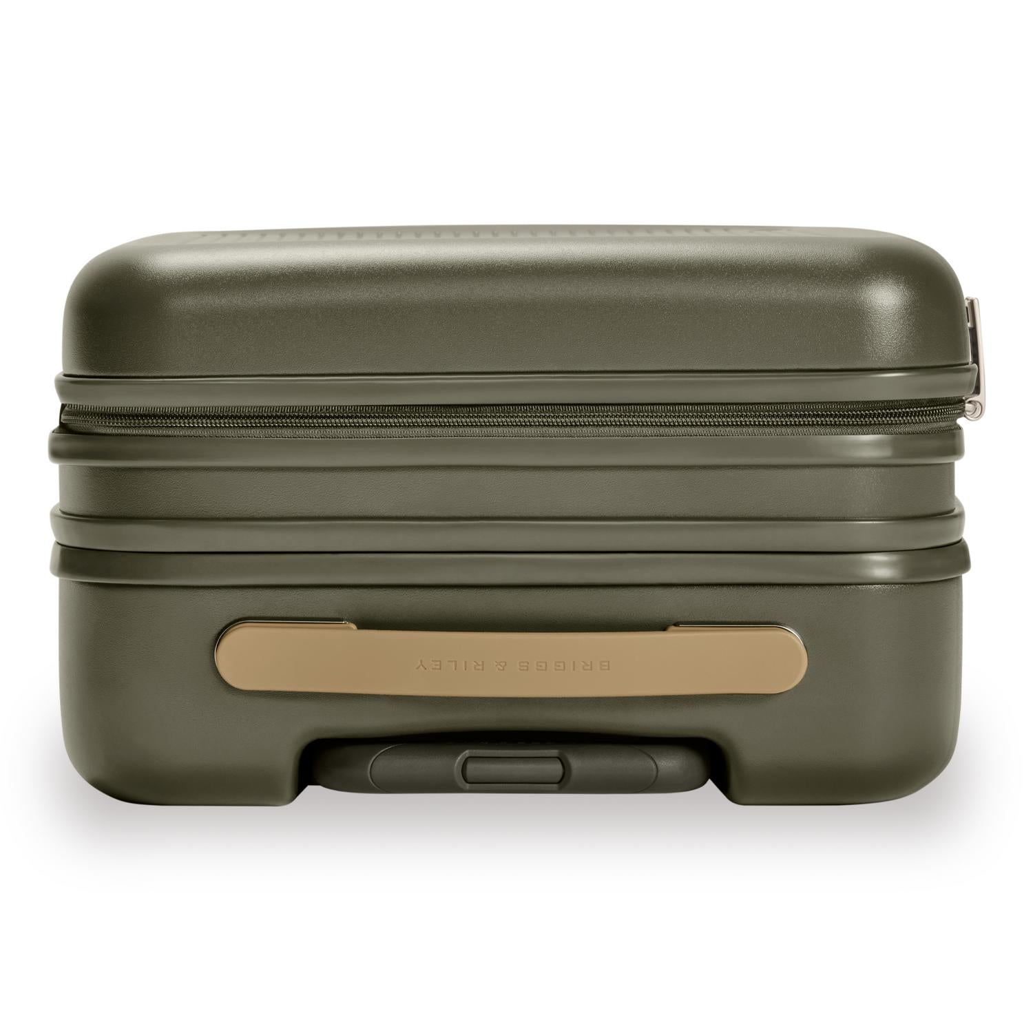 Global Carry-On Expandable Spinner in Olive, Top View