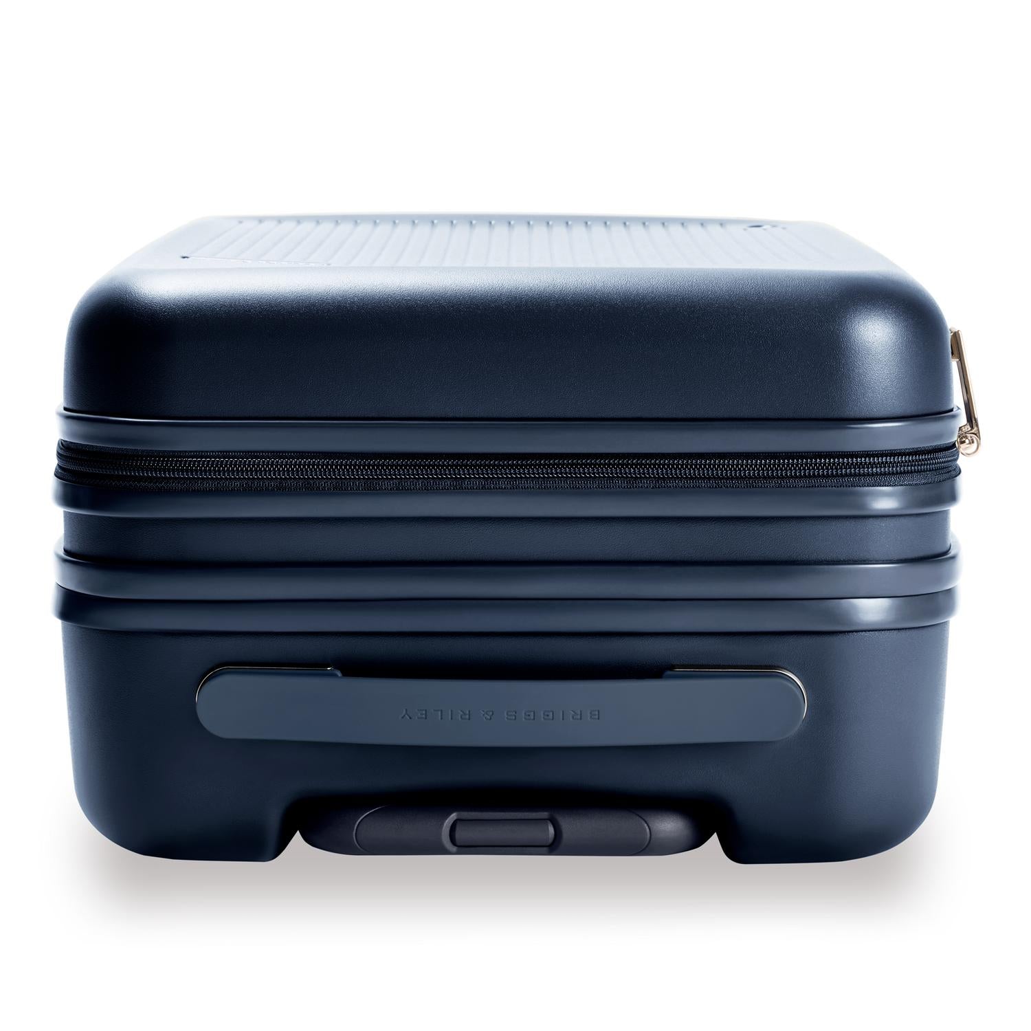 Essential Carry-On Expandable Spinner in Navy, Top View
