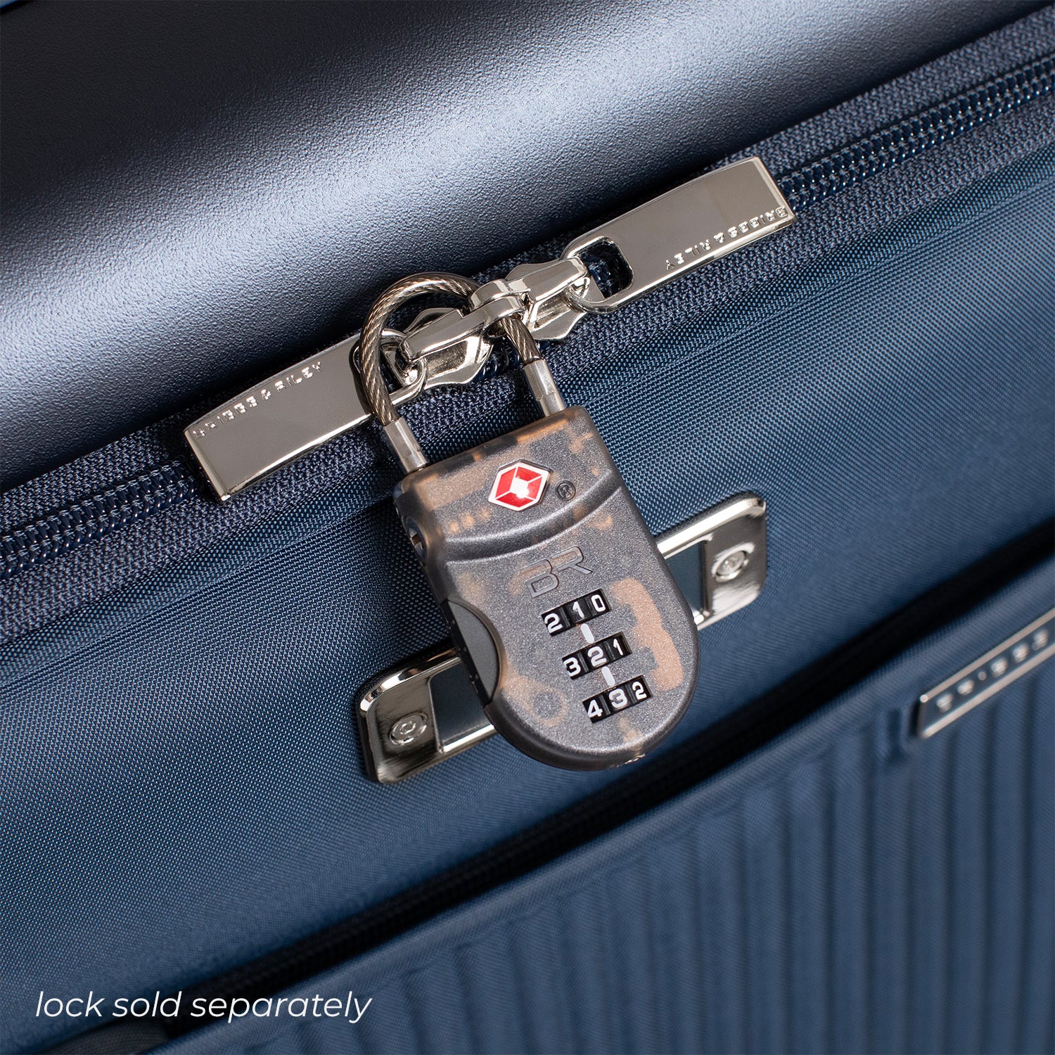 Essential Front Pocket Carry-On Expandable Spinner in Navy, Front View