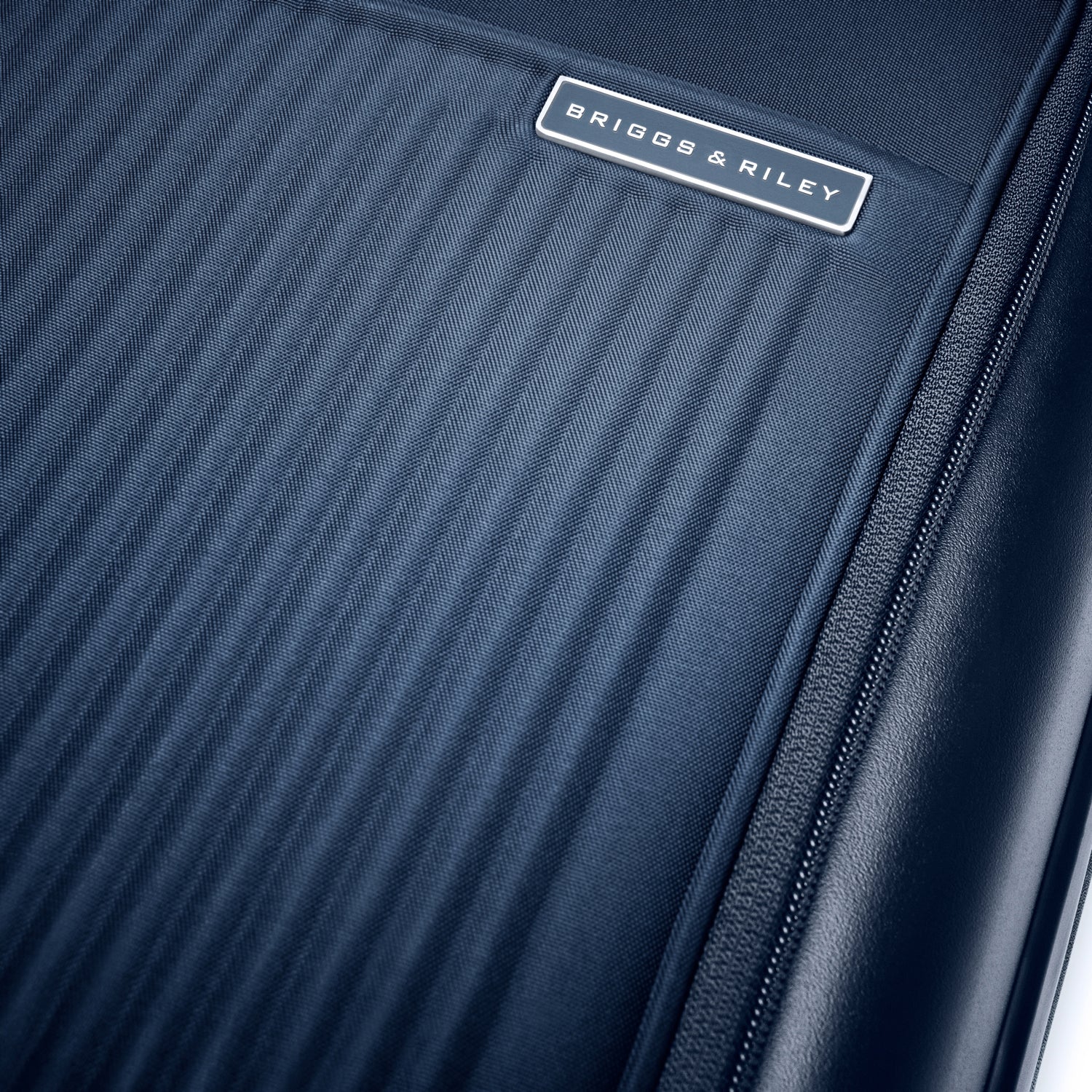 Essential Front Pocket Carry-On Expandable Spinner in Navy, Front View