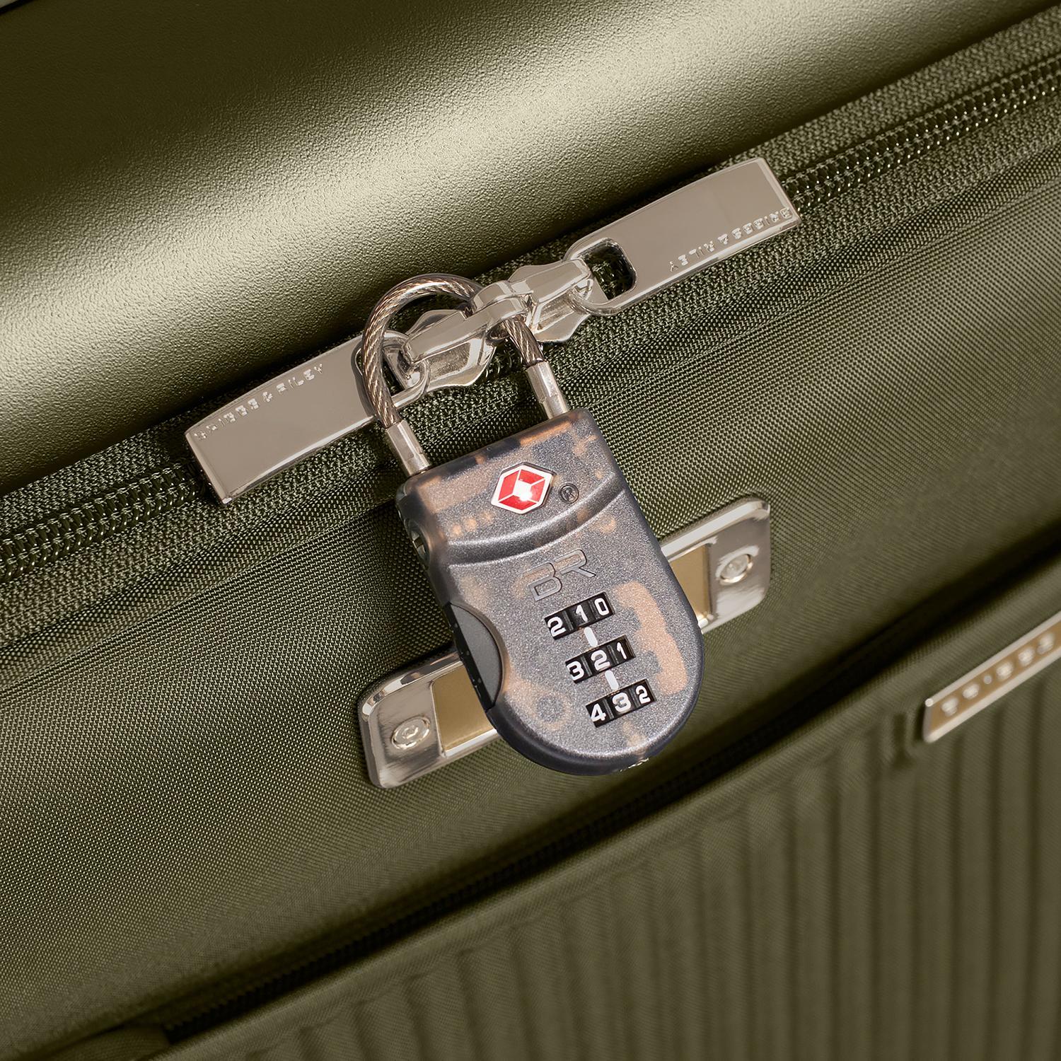 Essential Front Pocket Carry-On Expandable Spinner in Olive