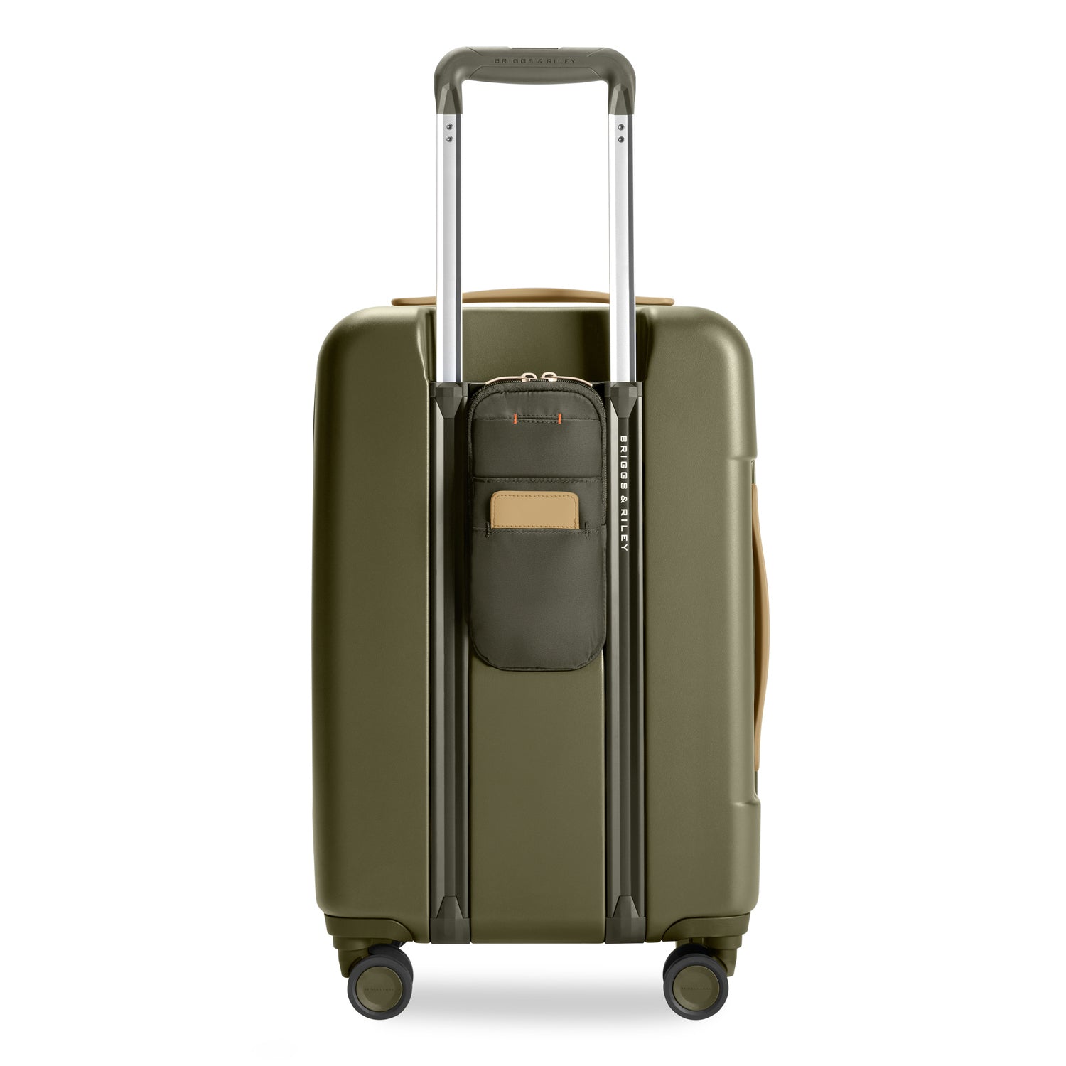 Essential Front Pocket Carry-On Expandable Spinner in Olive