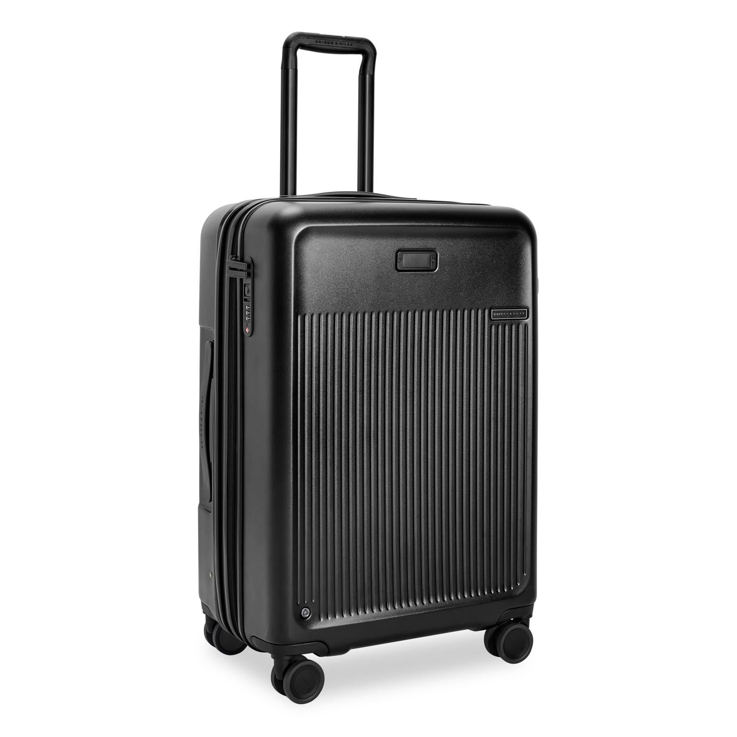 Medium Expandable Spinner in Black, Angle View