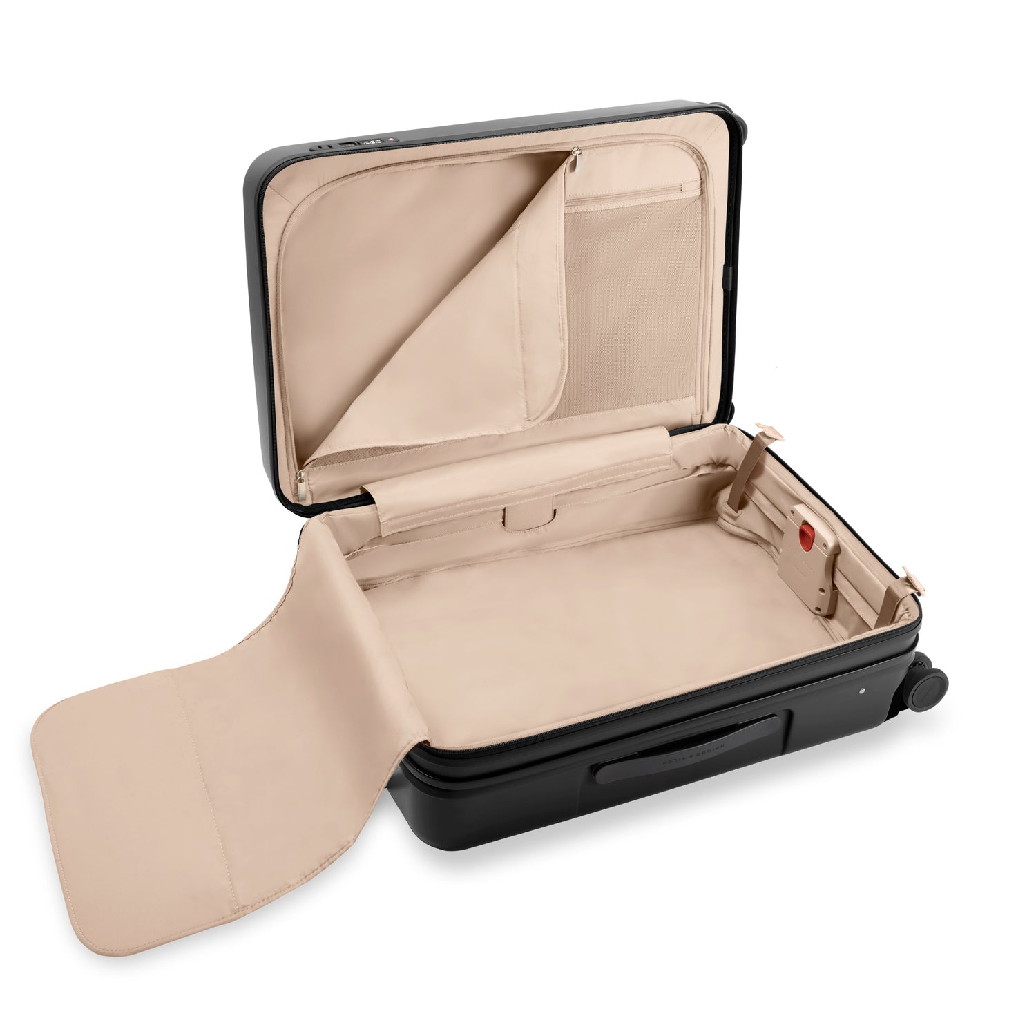 Medium Expandable Spinner in Black, Interior View