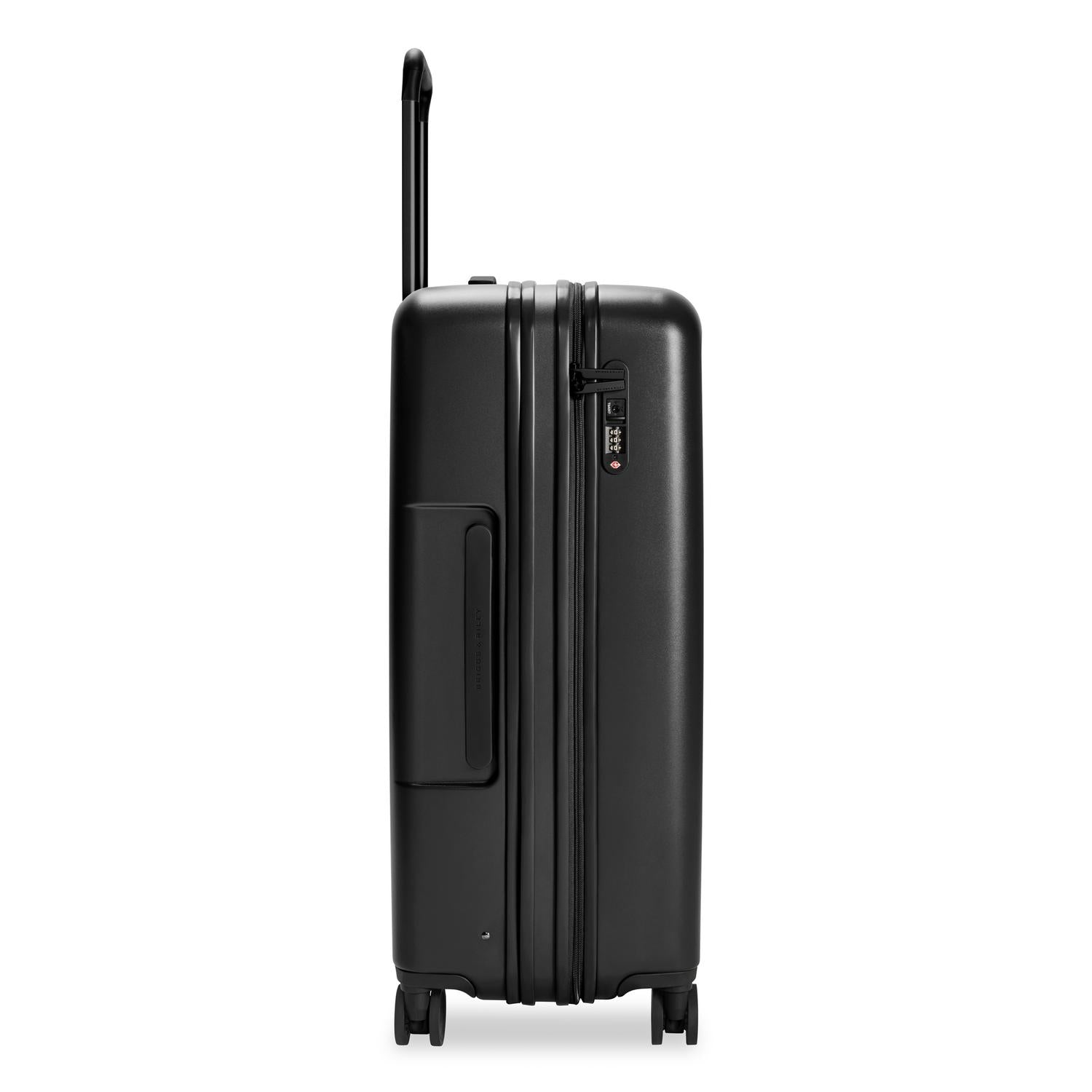 Medium Expandable Spinner in Black, Side View