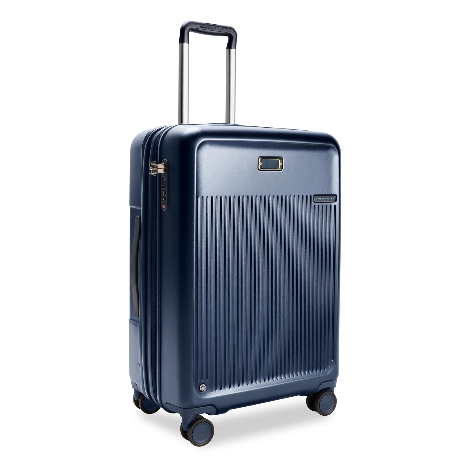 Medium Expandable Spinner in Navy, Side View