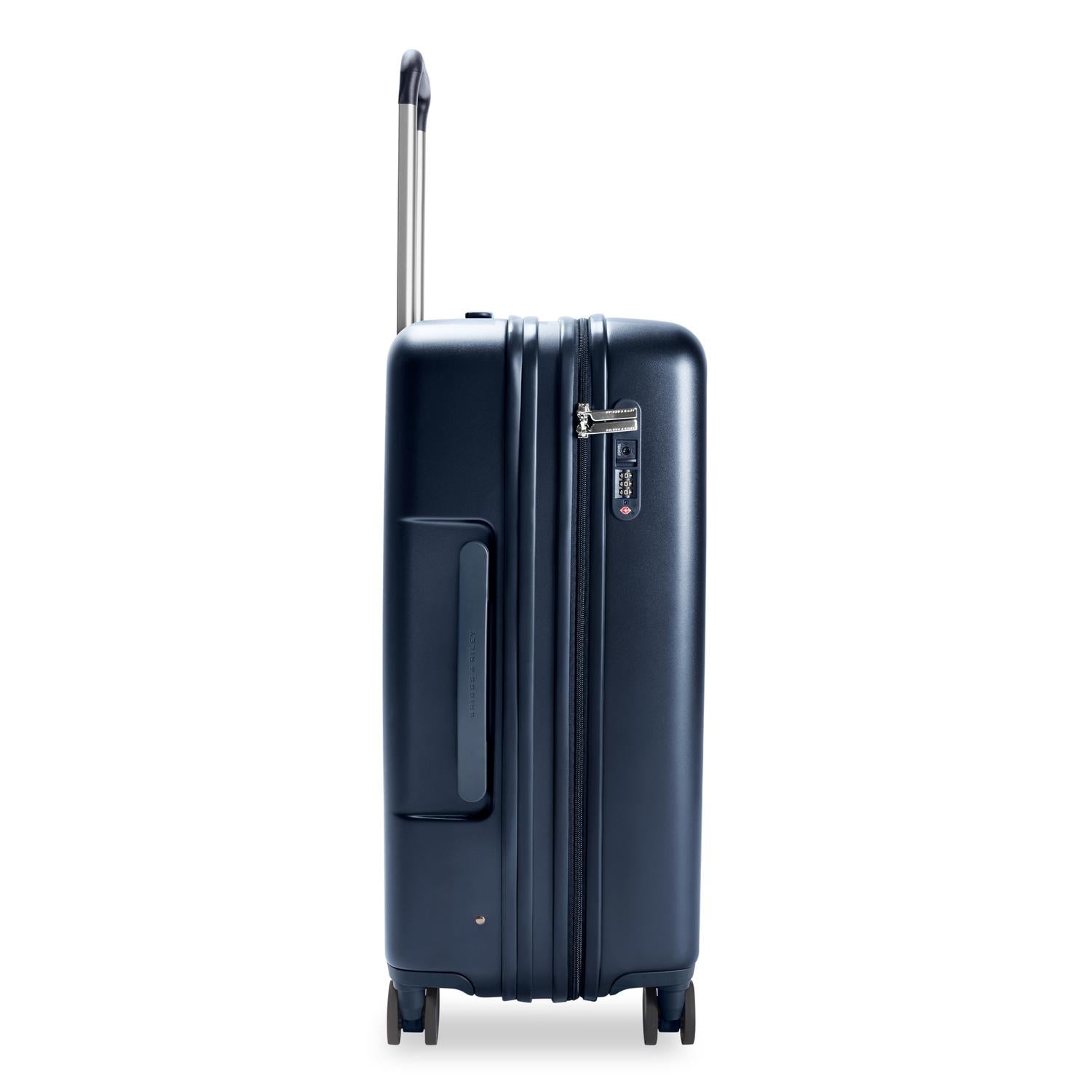 Medium Expandable Spinner in Navy, Side View