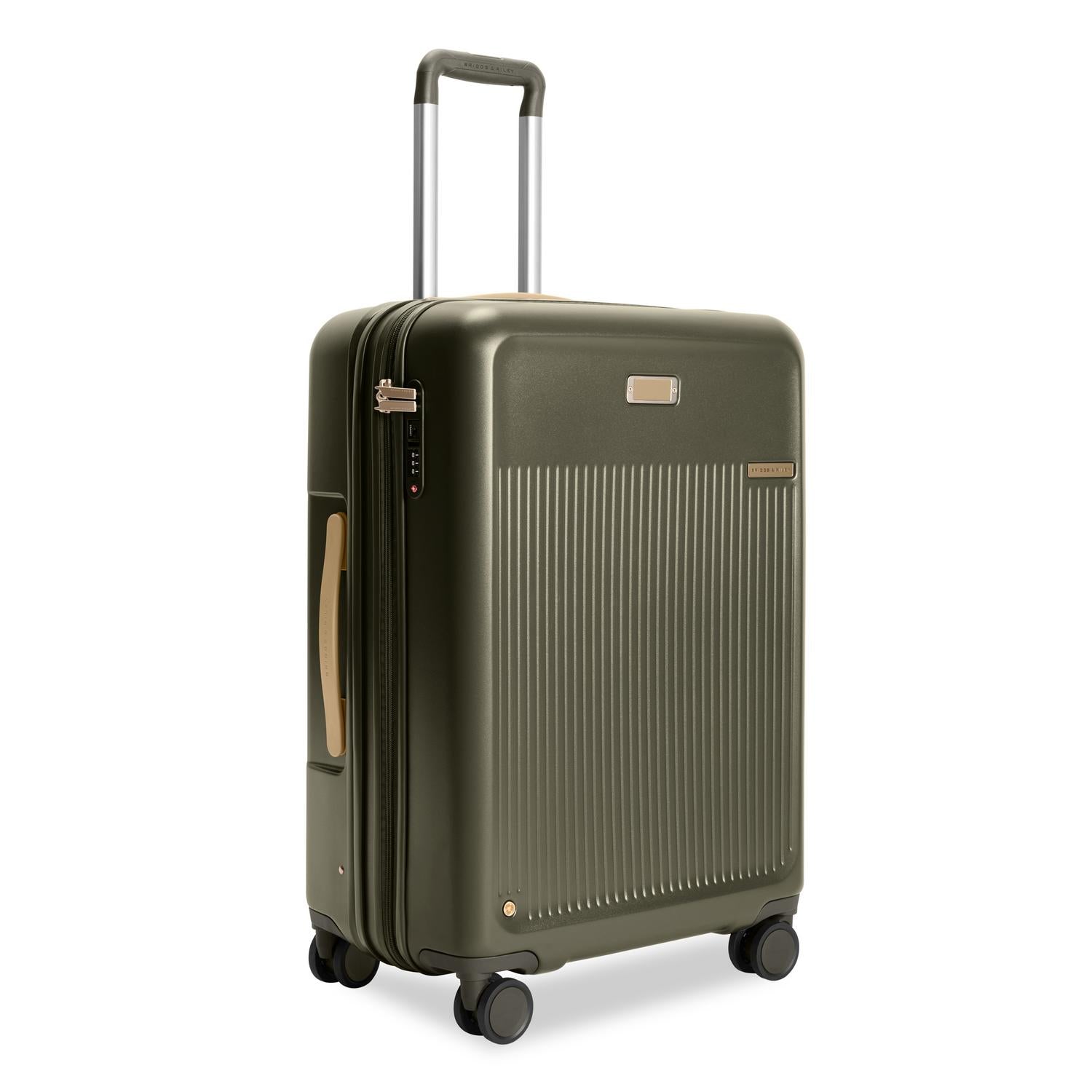 Medium Expandable Spinner in Olive, Side View