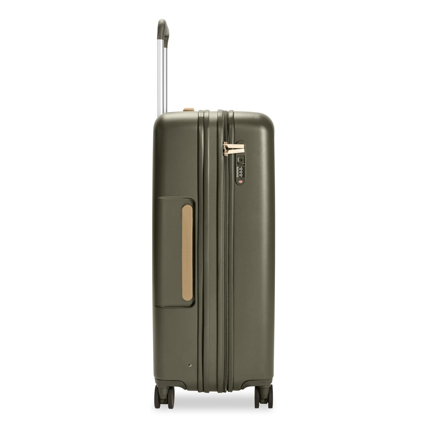 Medium Expandable Spinner in Olive, Side View