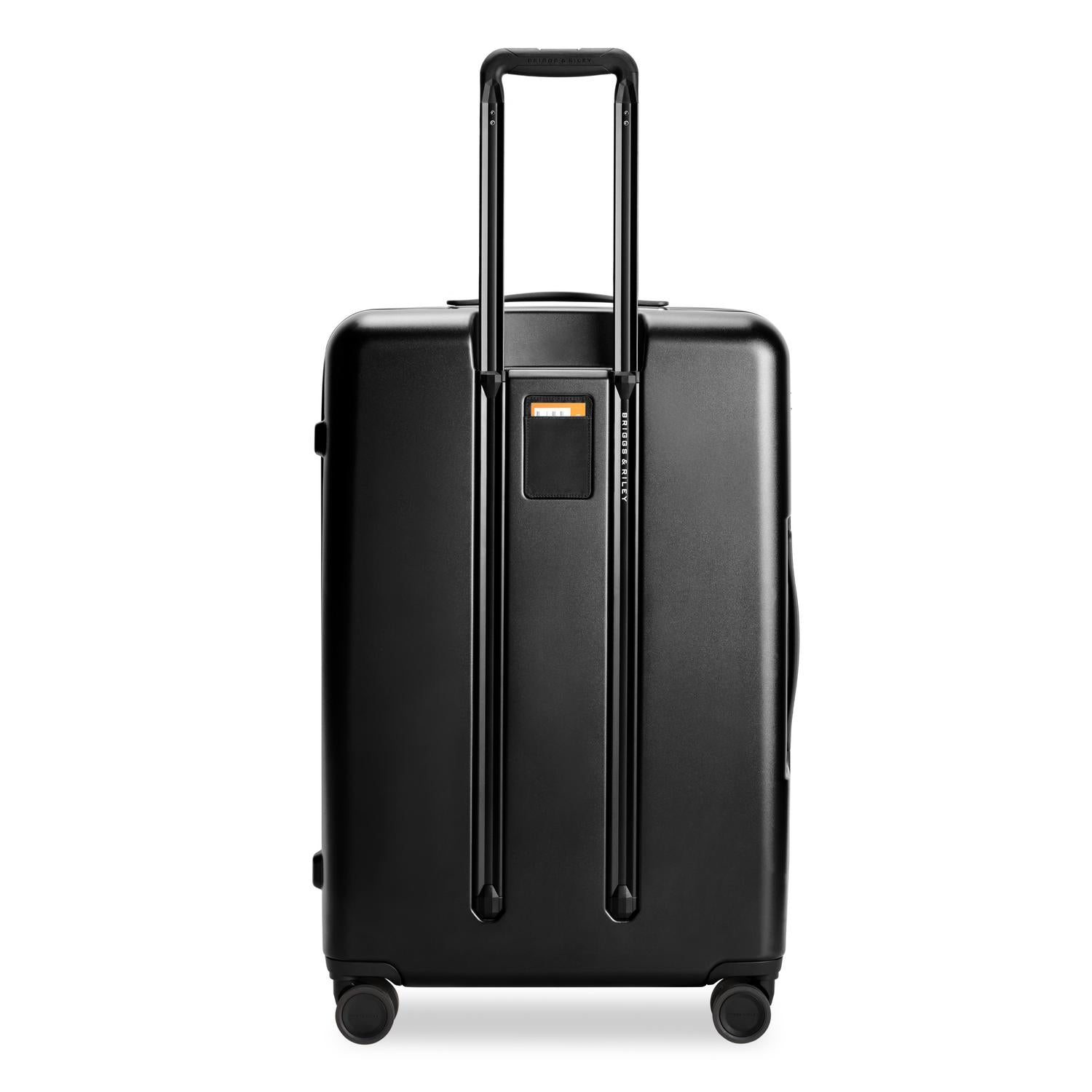 Large Expandable Spinner in Black, Back View