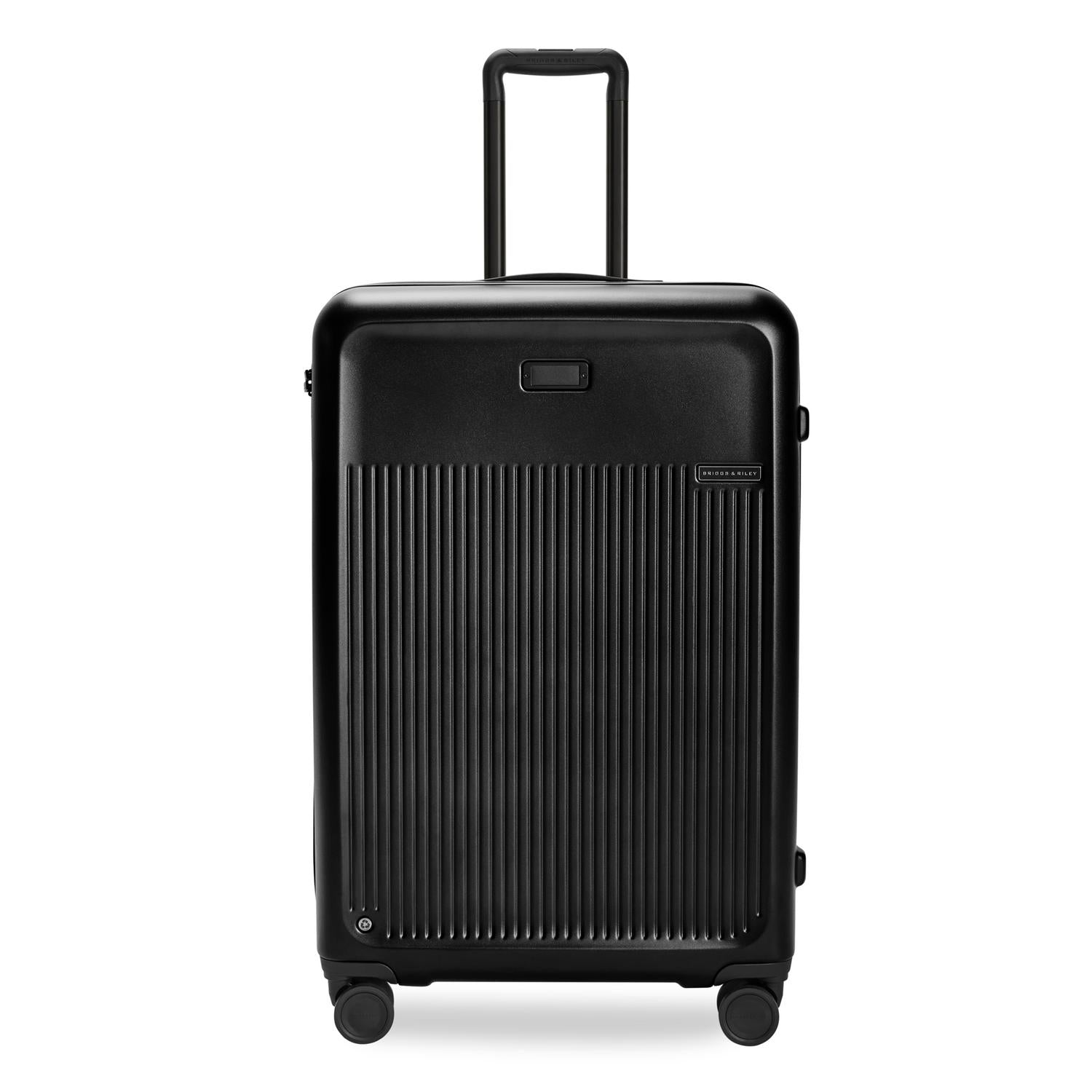 Large Expandable Spinner in Black, Front View