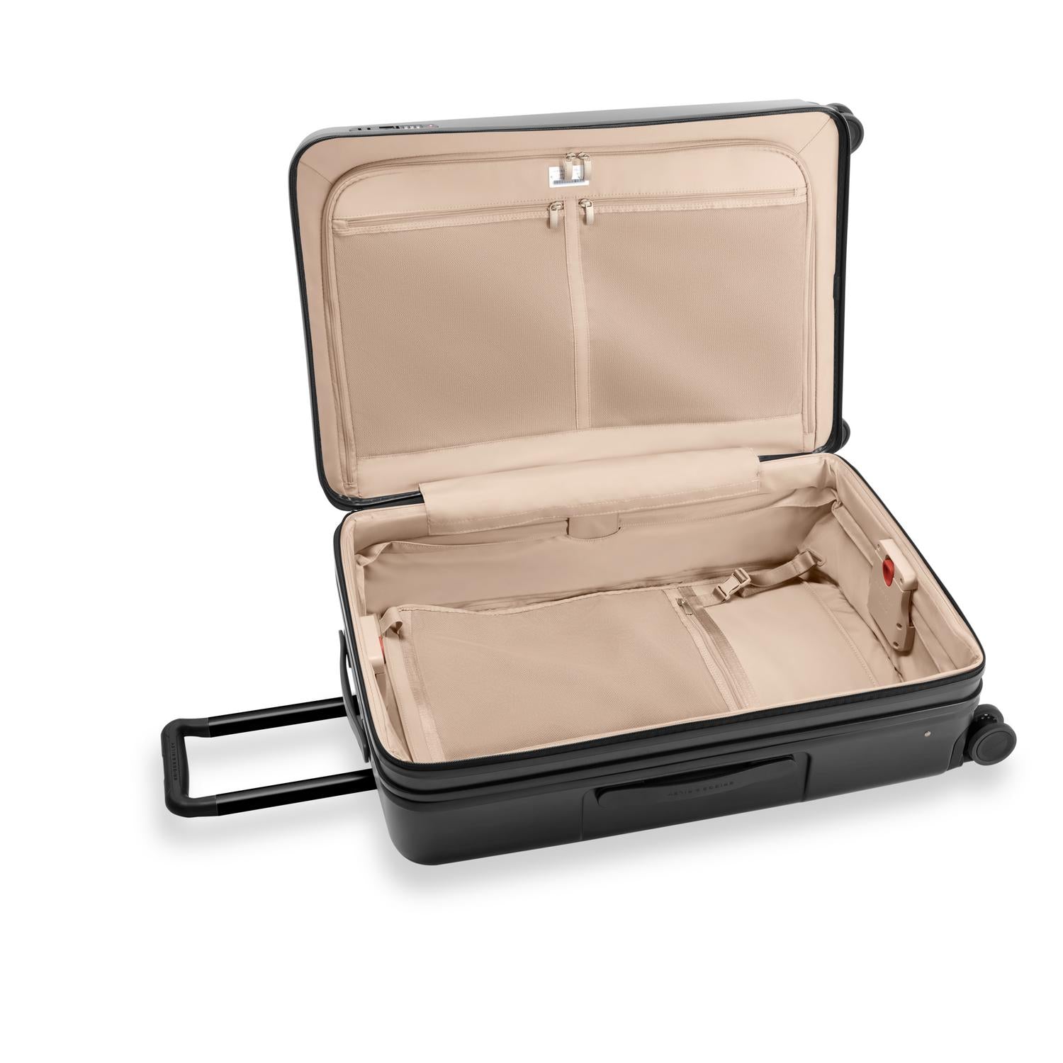 Large Expandable Spinner in Black, Interior View