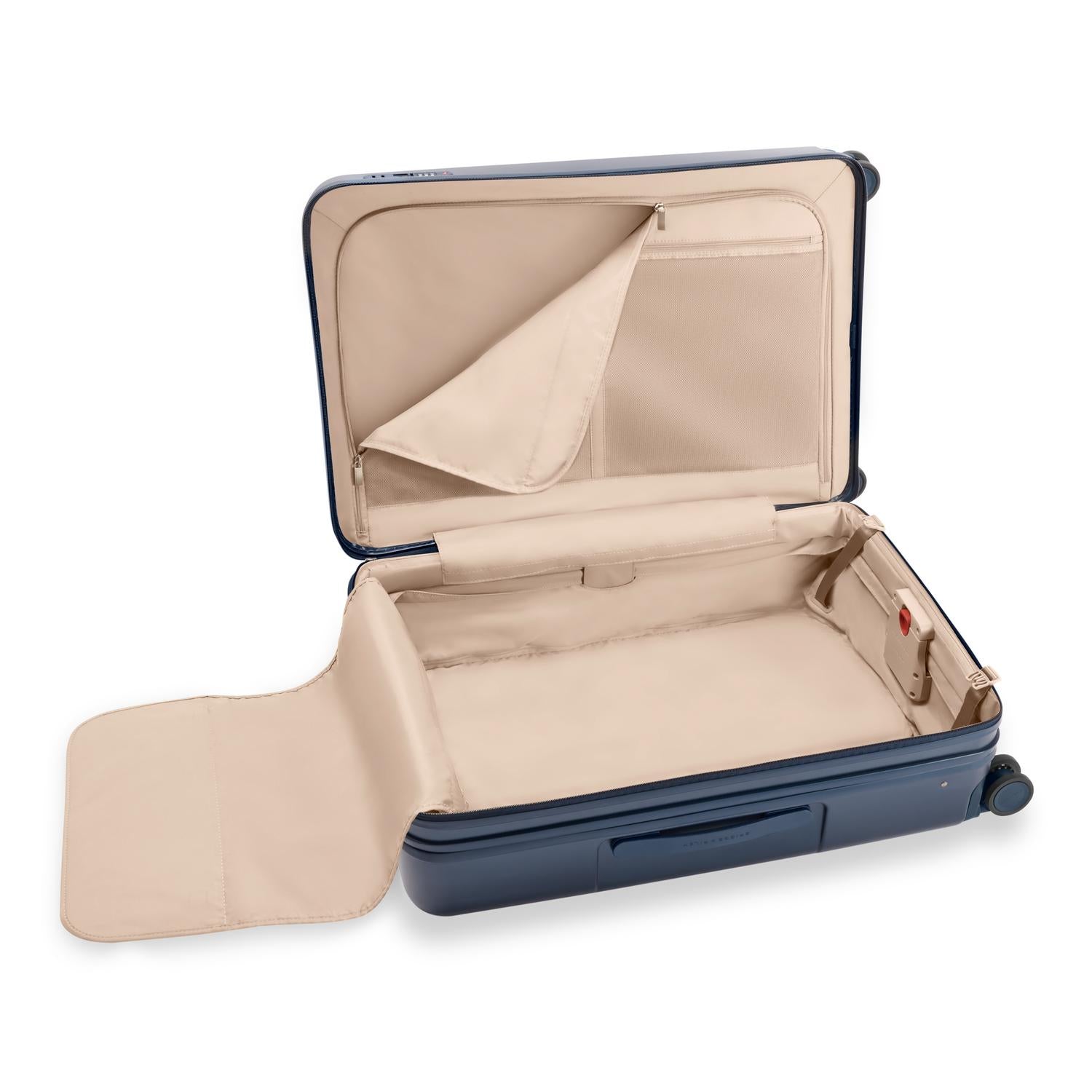 Large Expandable Spinner in Navy, Interior View
