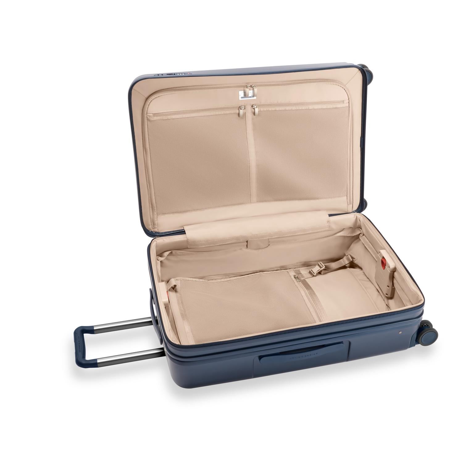 Large Expandable Spinner in Navy, Interior View