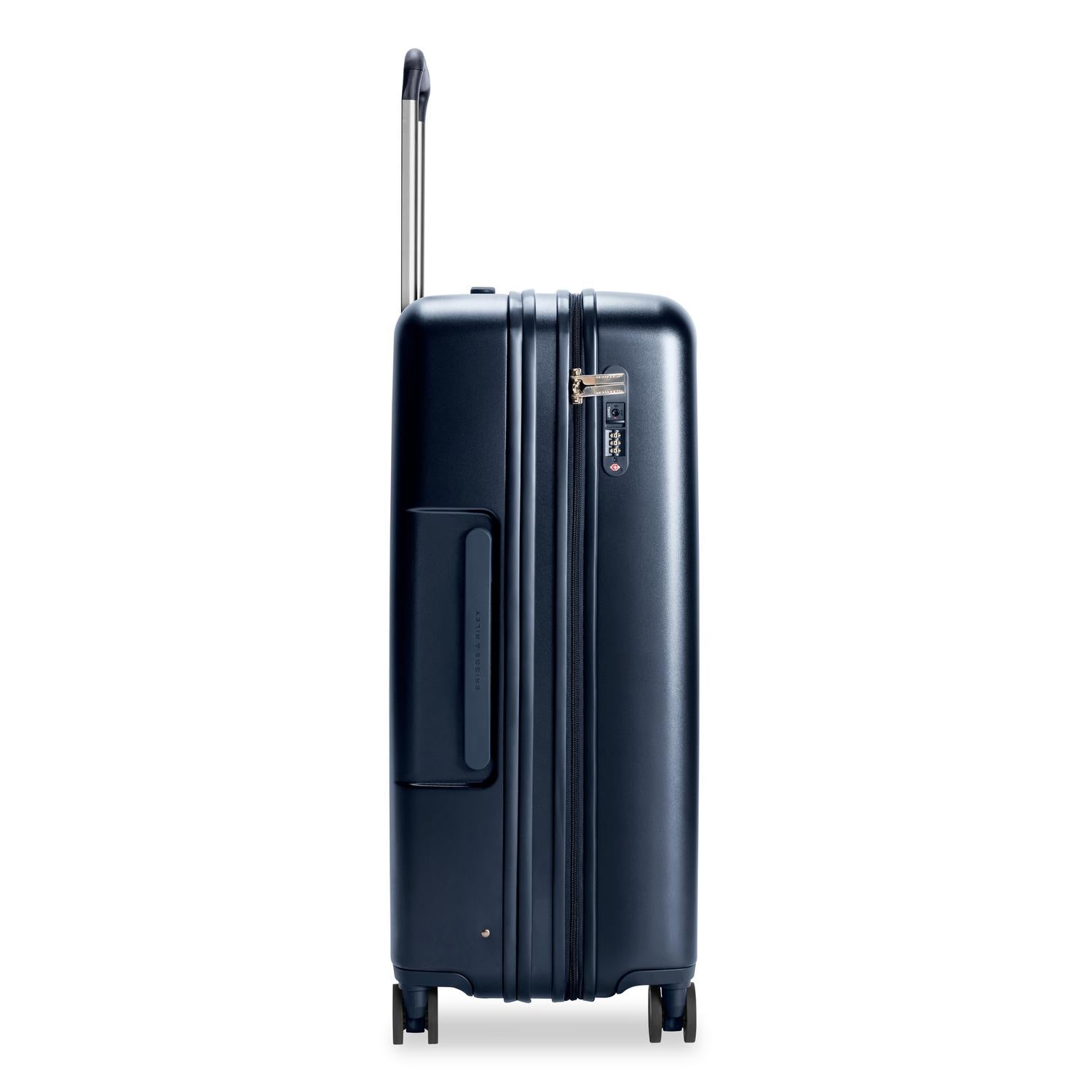 Large Expandable Spinner in Navy, Side View