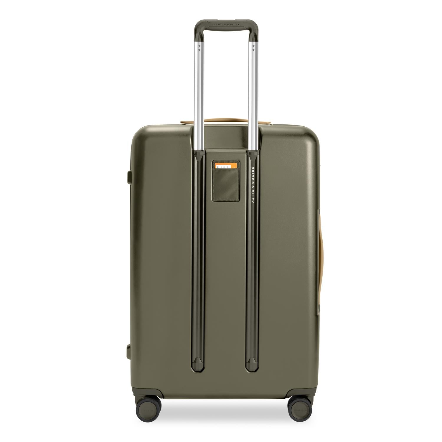 Large Expandable Spinner in Olive, Back View