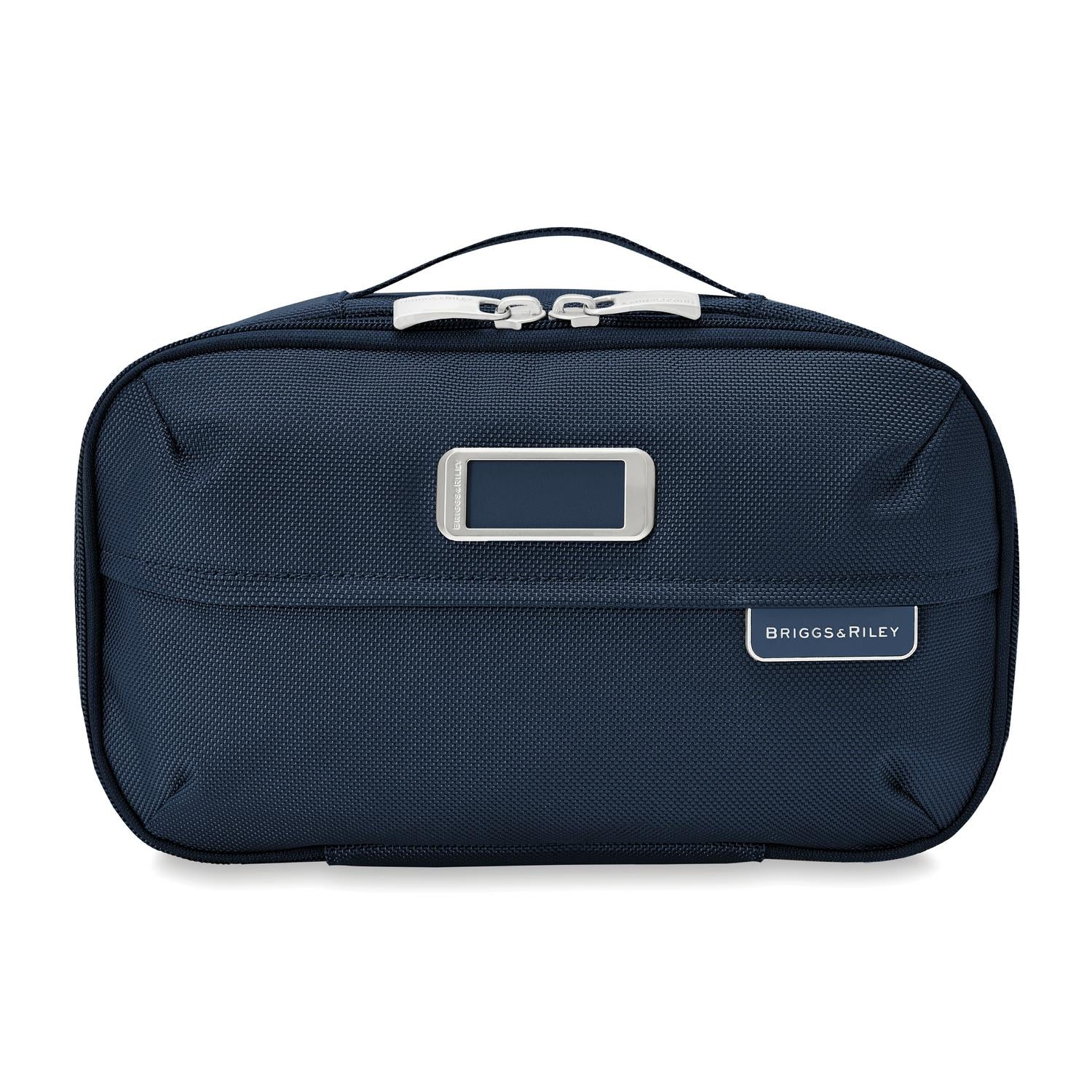 Briggs and Riley Expandable Essentials Kit Navy Front Side