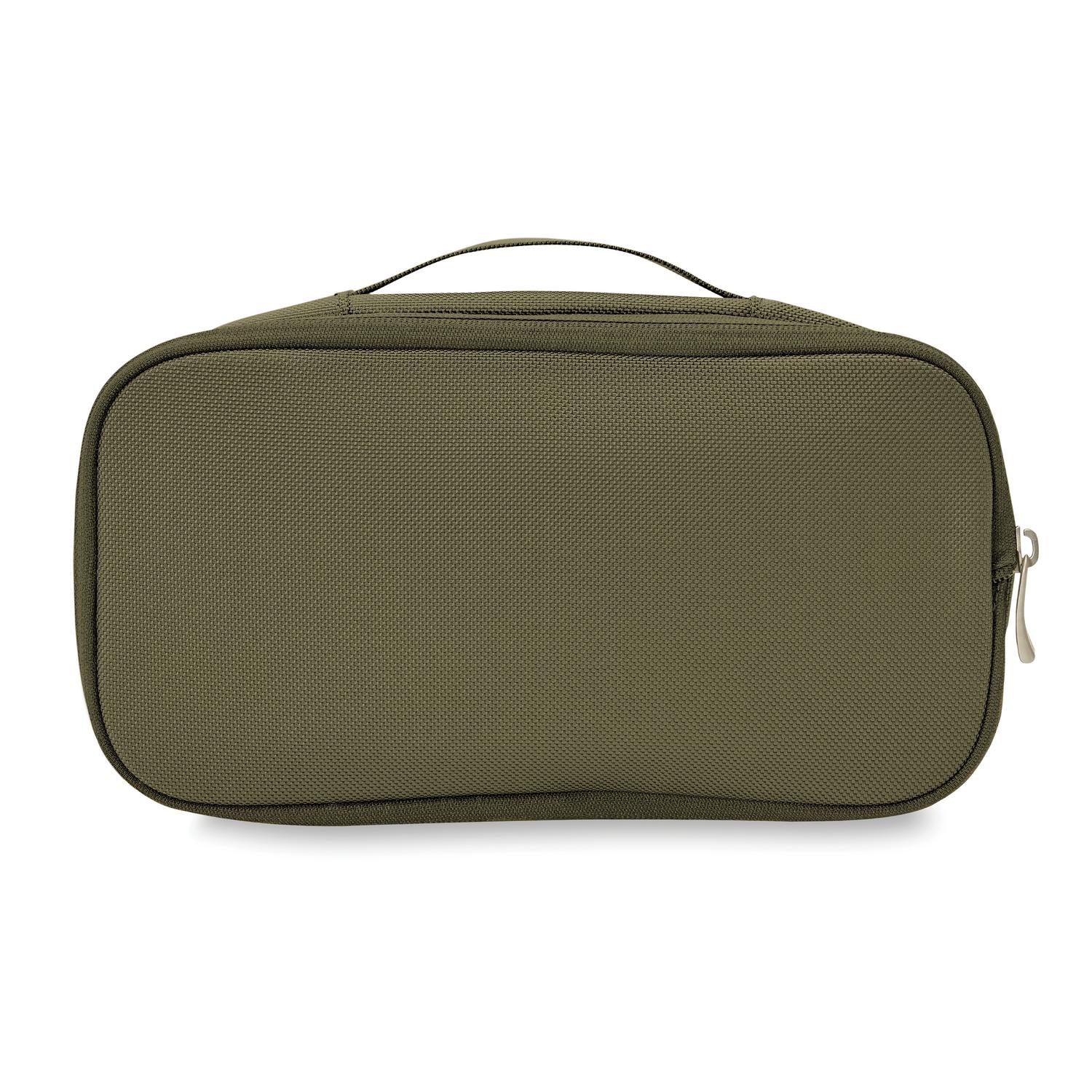 Briggs and Riley Expandable Essentials Kit Olive Back