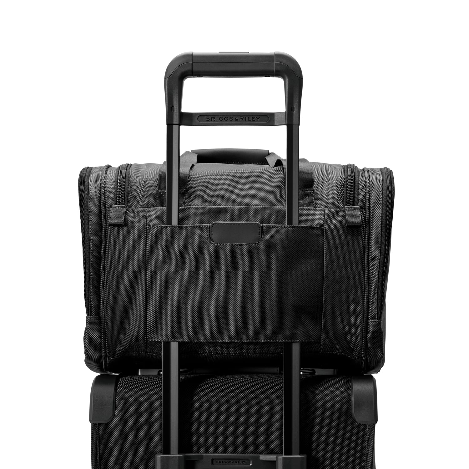 Briggs and Riley Underseat Duffle Black Back Slip Through Panel