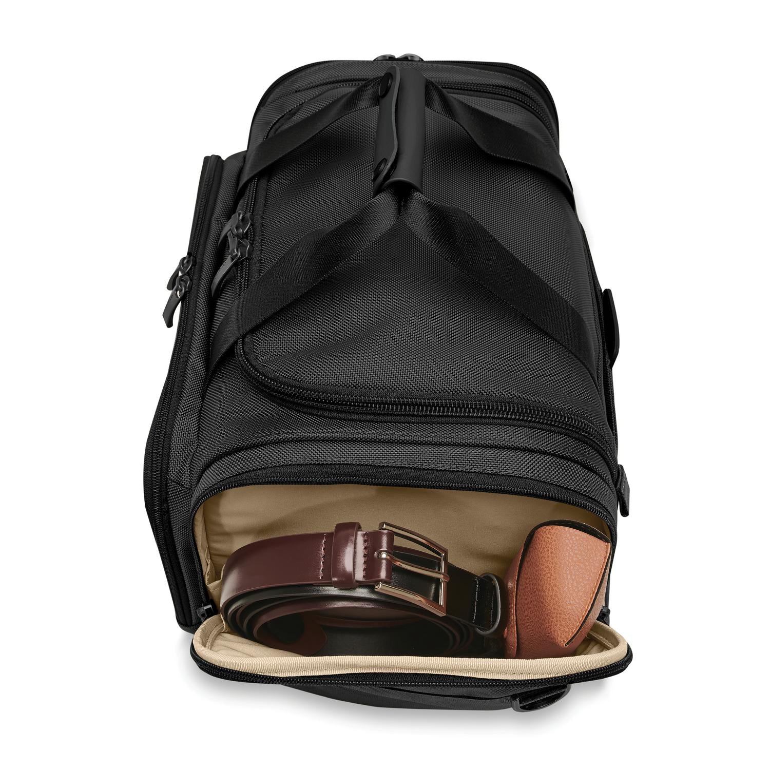 Briggs and Riley Underseat Duffle Black Side Pocket