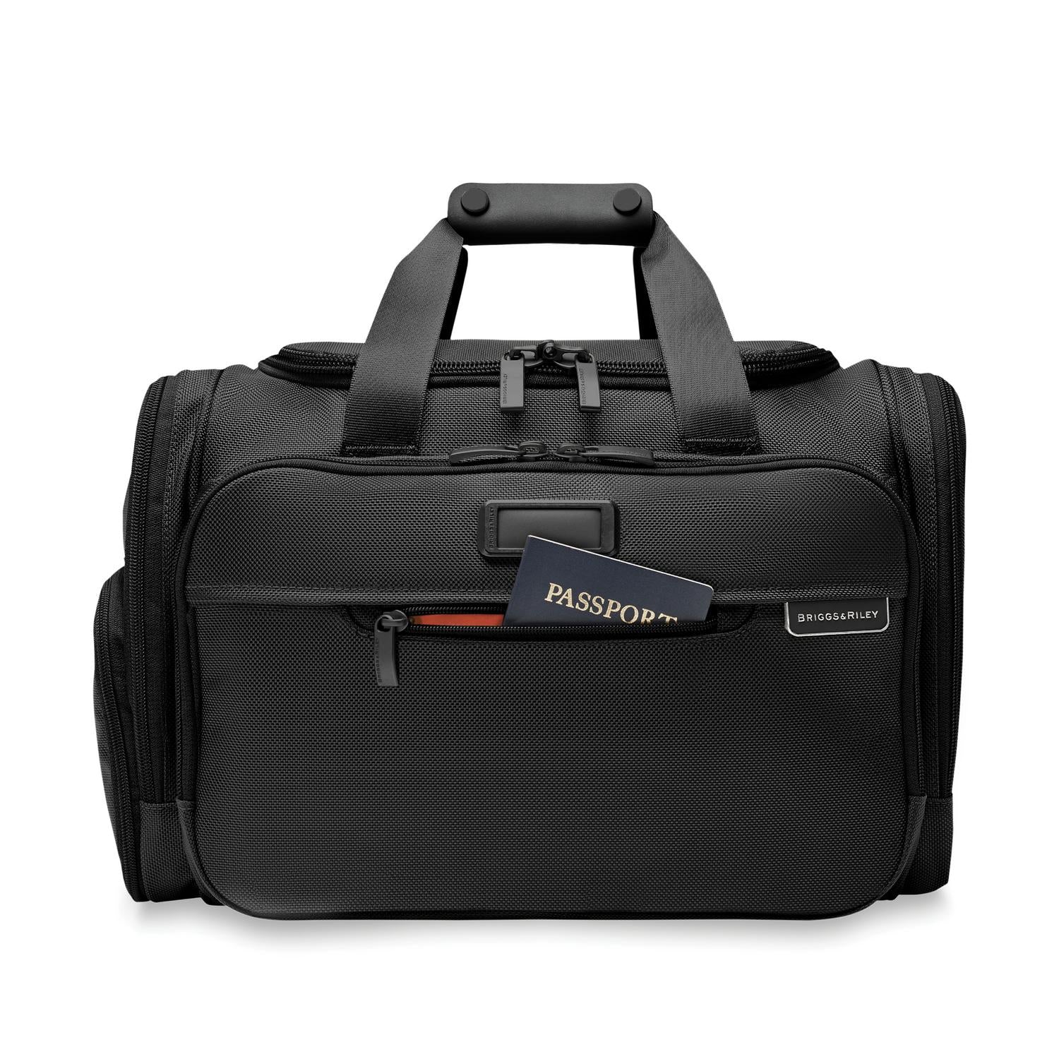 Briggs and Riley Underseat Duffle Black Front Pocket