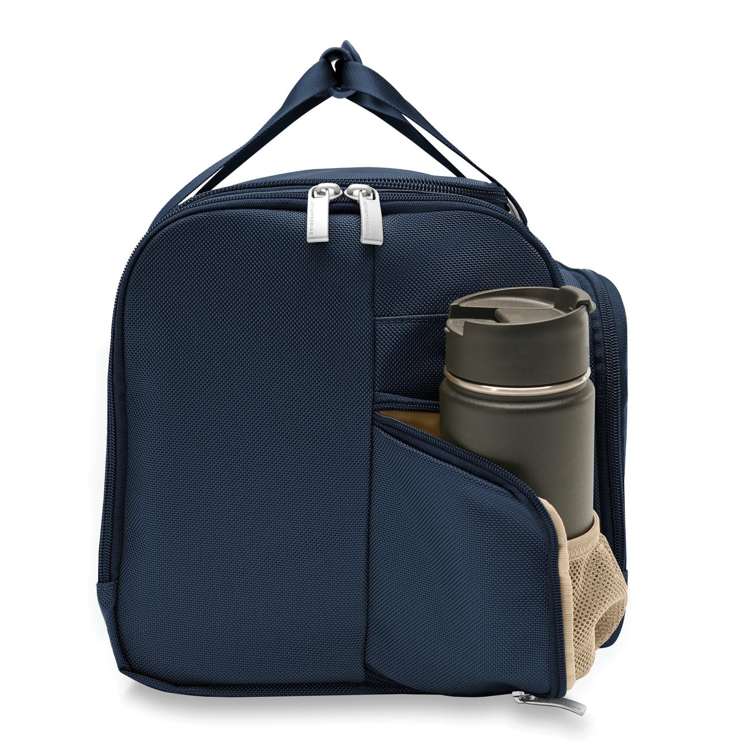 Briggs and Riley Underseat Duffle Navy Side View