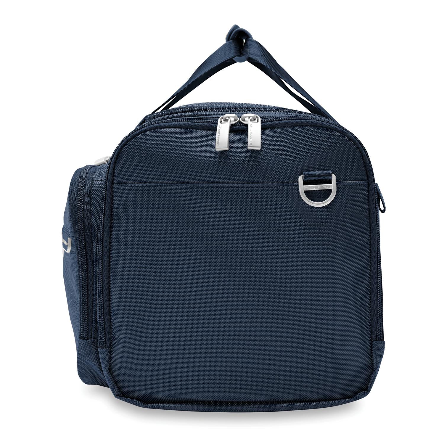 Briggs and Riley Underseat Duffle Navy Side View