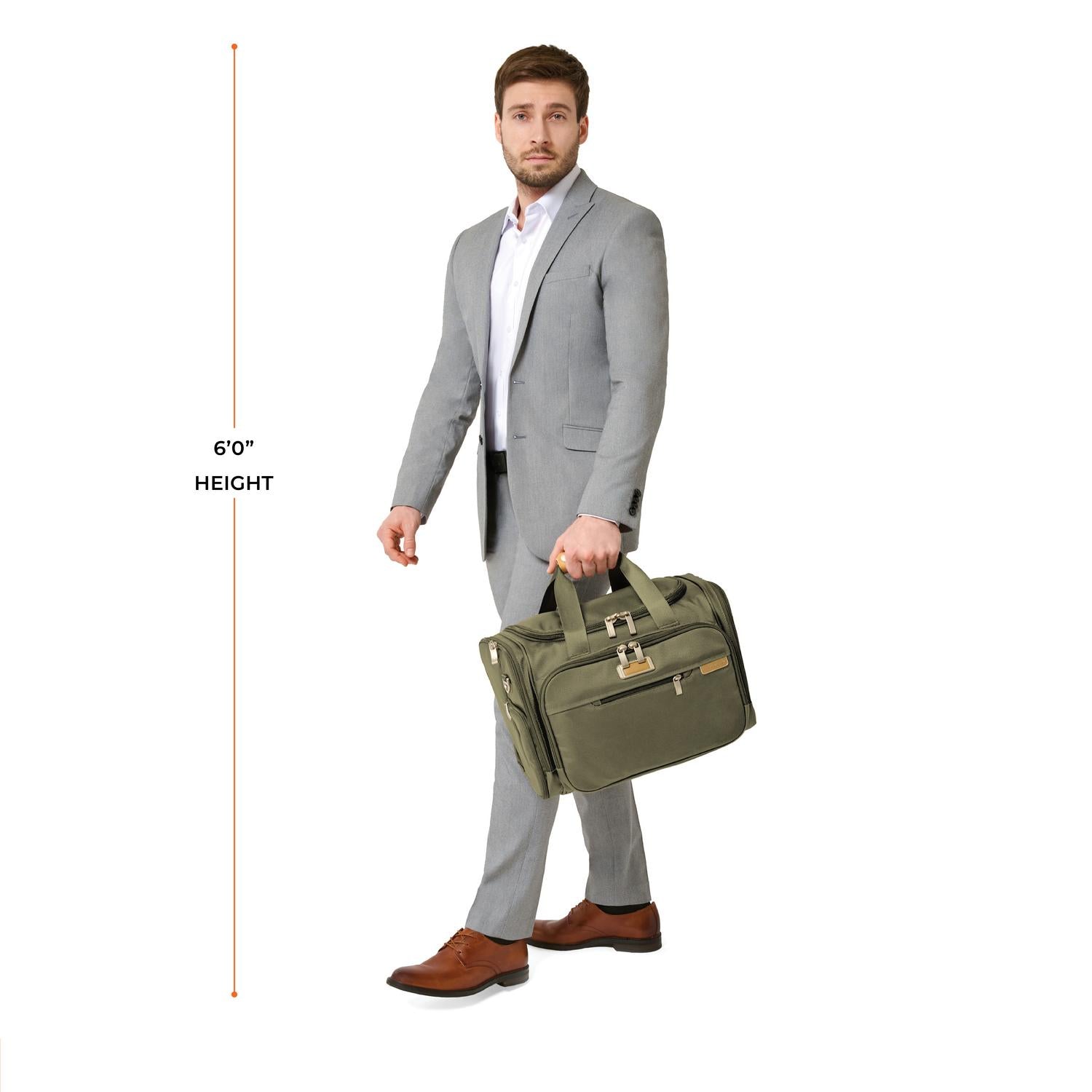Briggs and Riley Underseat Duffle, Model Height 6&