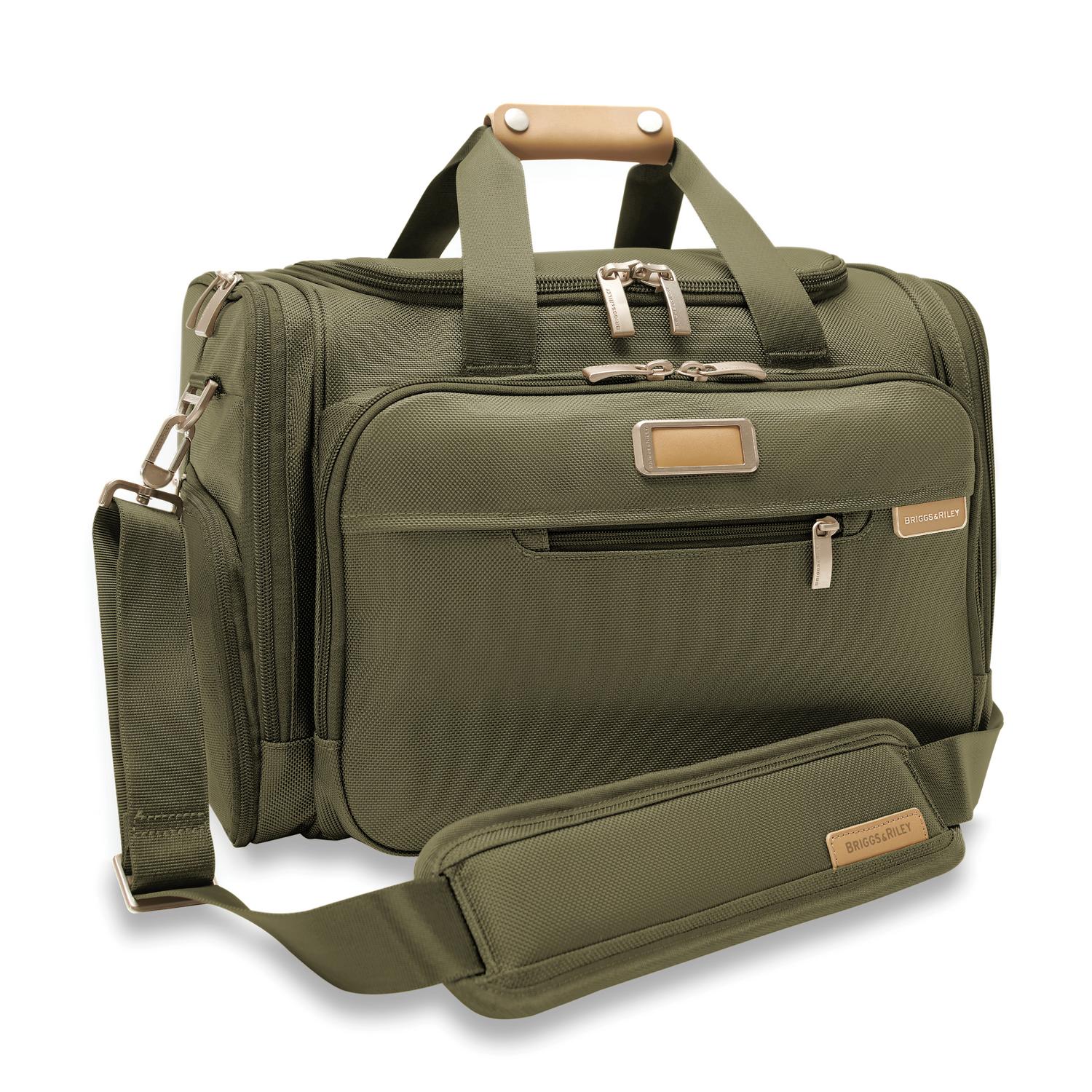 Briggs and Riley Underseat Duffle Olive Side View
