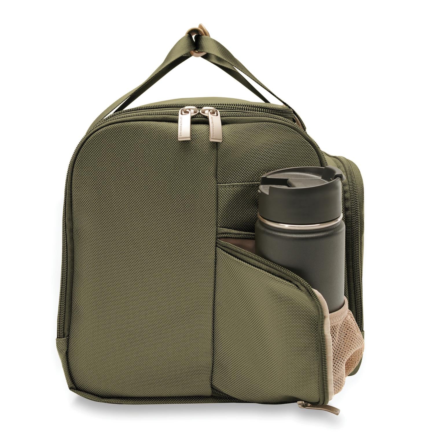 Briggs and Riley Underseat Duffle Olive Side View