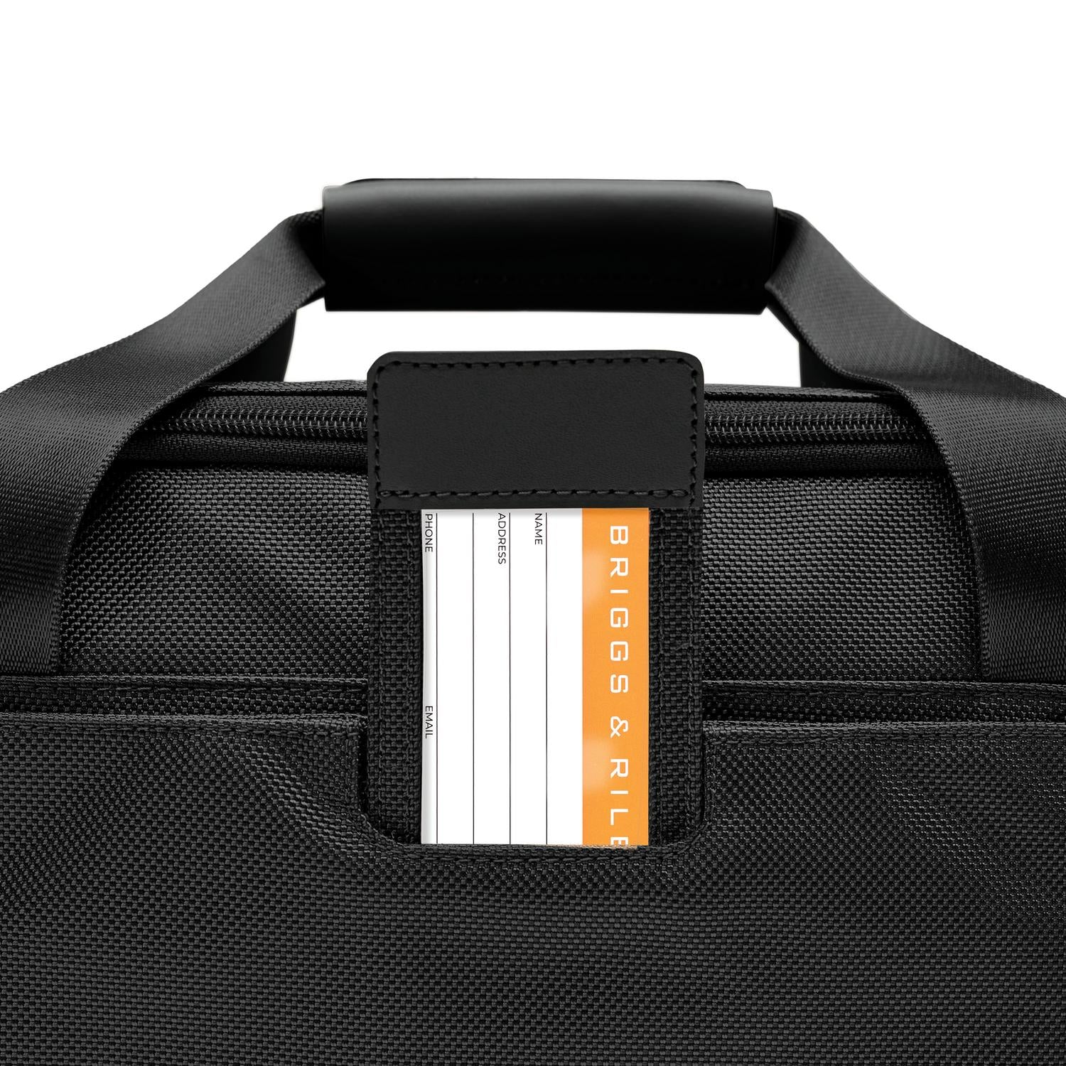 Briggs and Riley Expandable Cabin Bag Black ID Tag