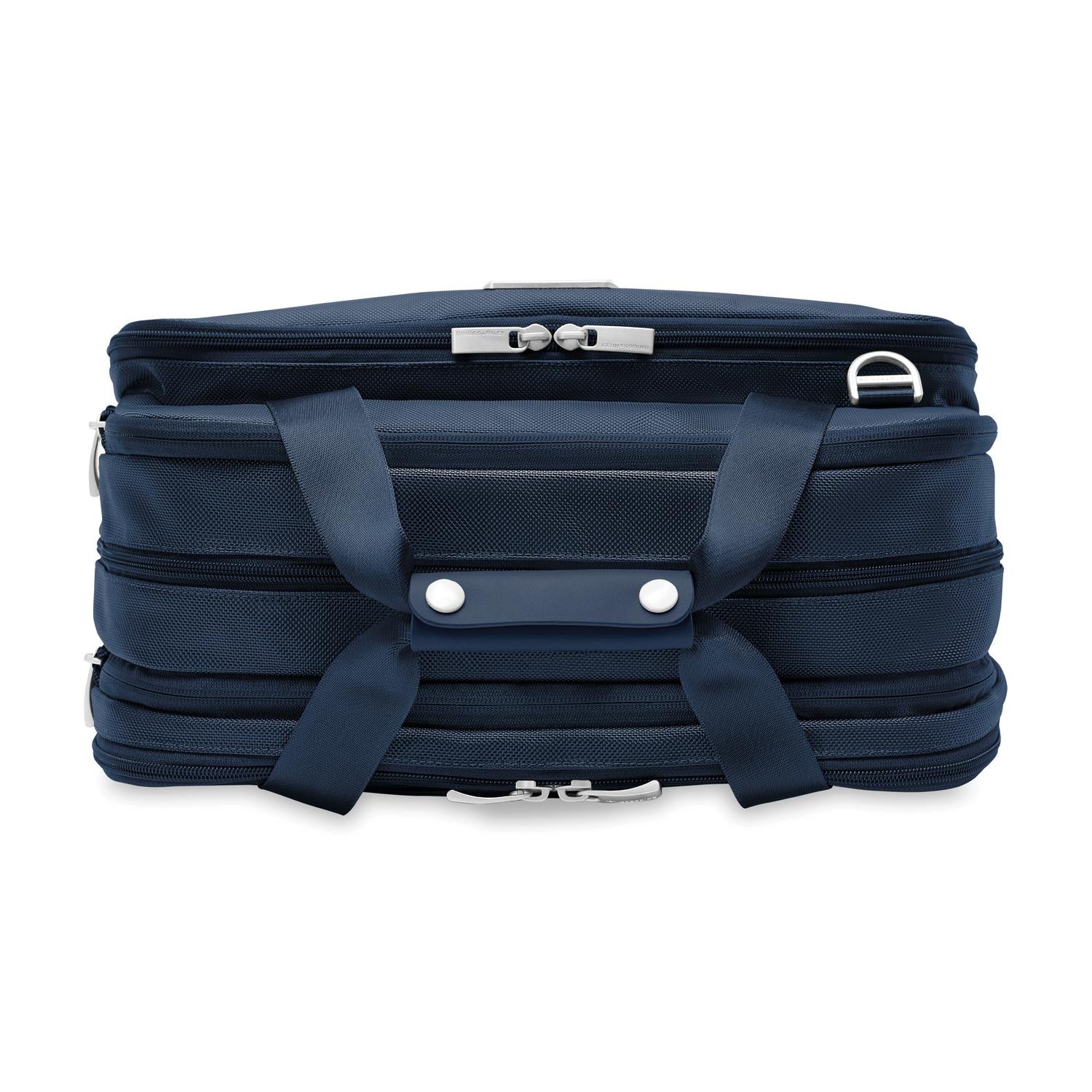 Briggs and Riley Expandable Cabin Bag Navy Top
