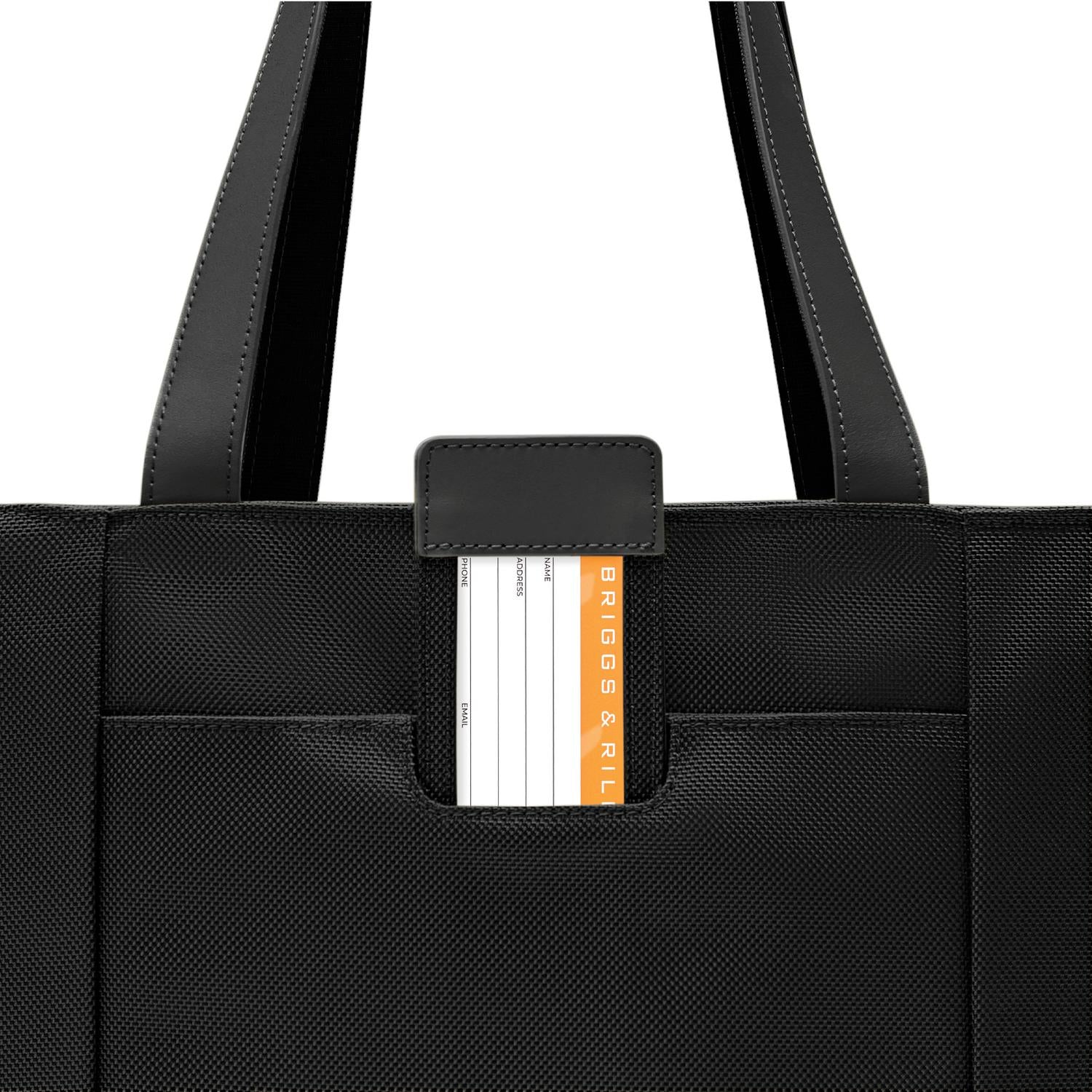 Briggs and Riley Traveler Tote Black ID Tag