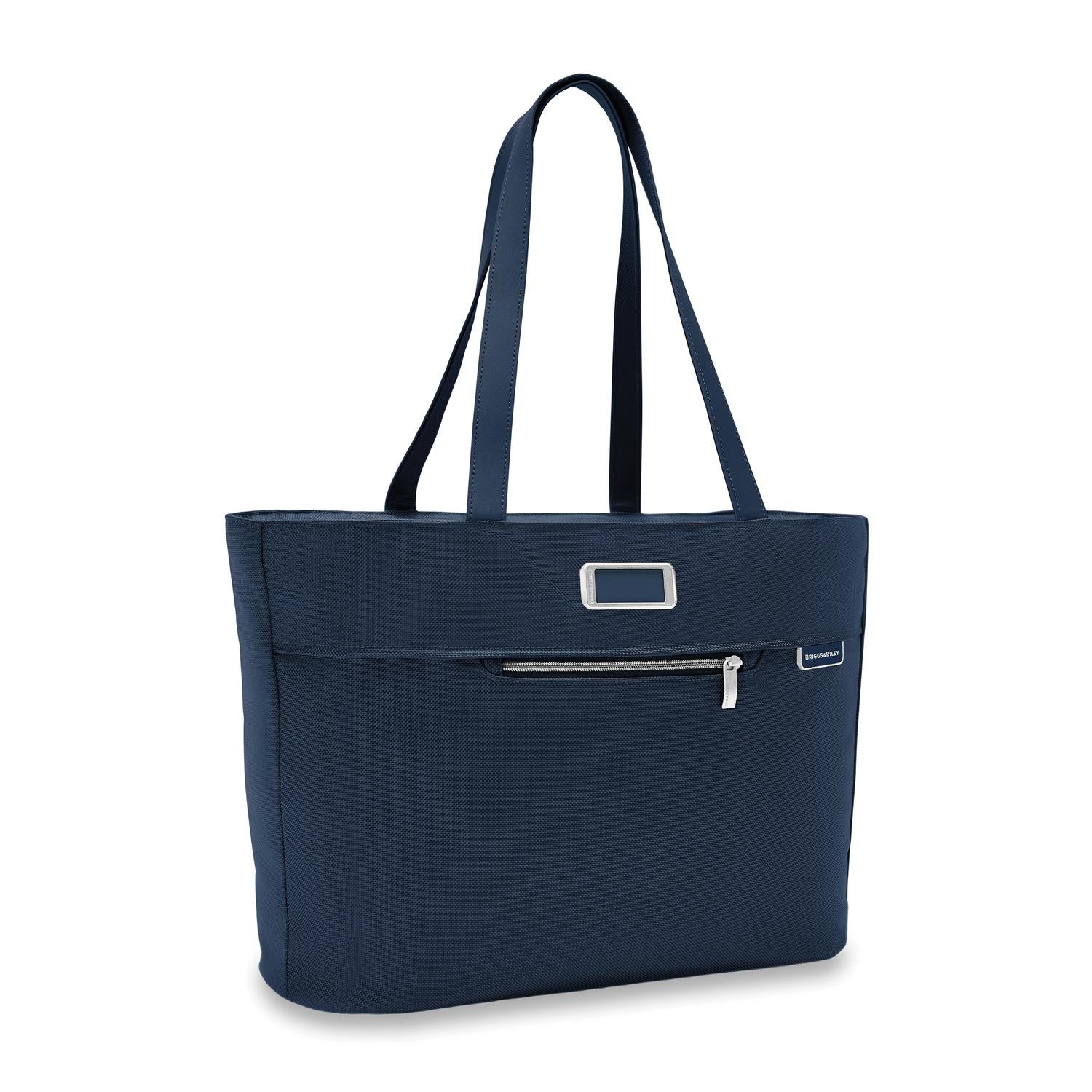 Briggs and Riley Traveler Tote Navy Side View