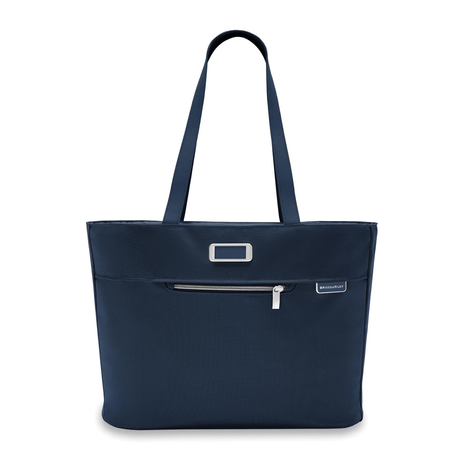 Briggs and Riley Traveler Tote Navy Front View