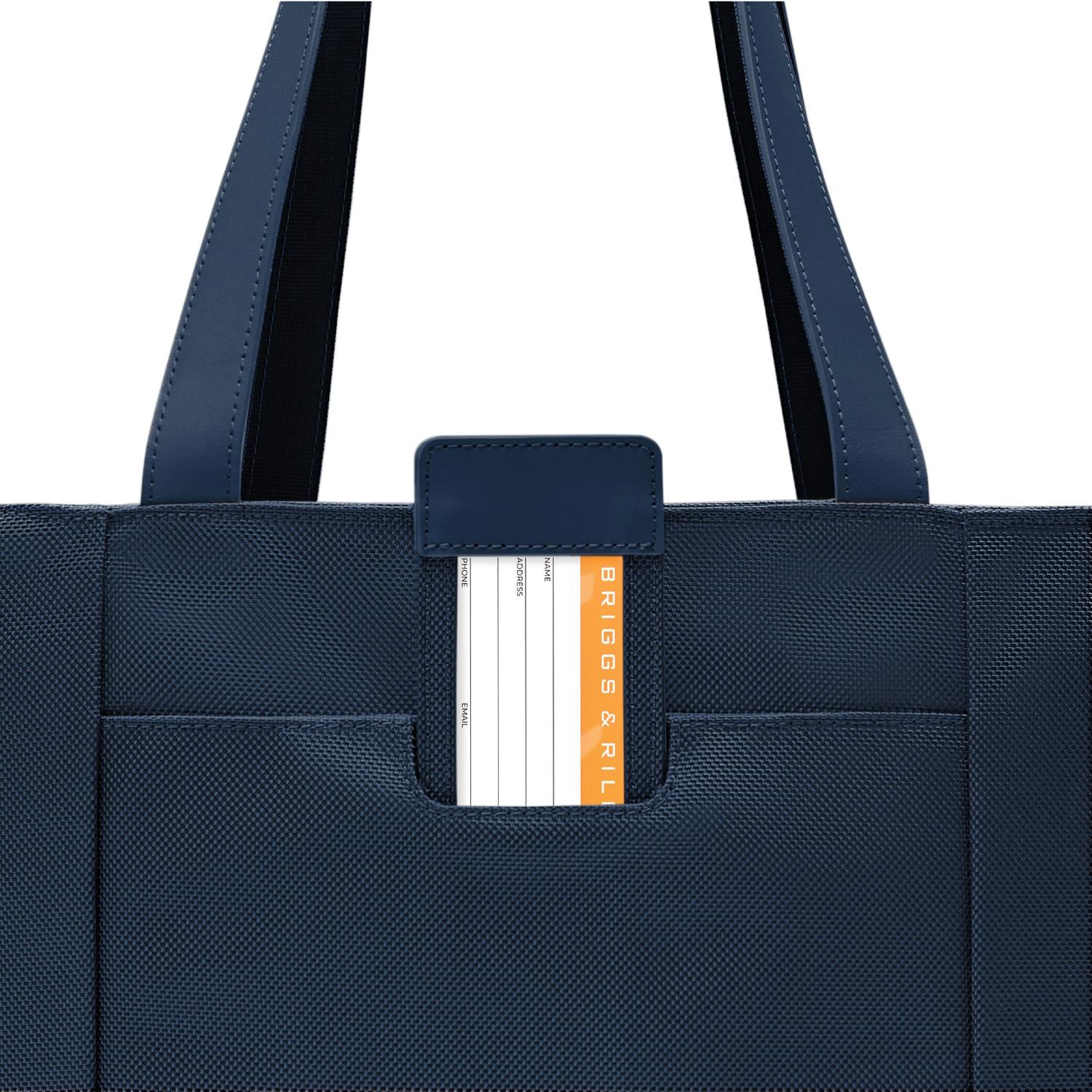 Briggs and Riley Traveler Tote Navy ID Tag